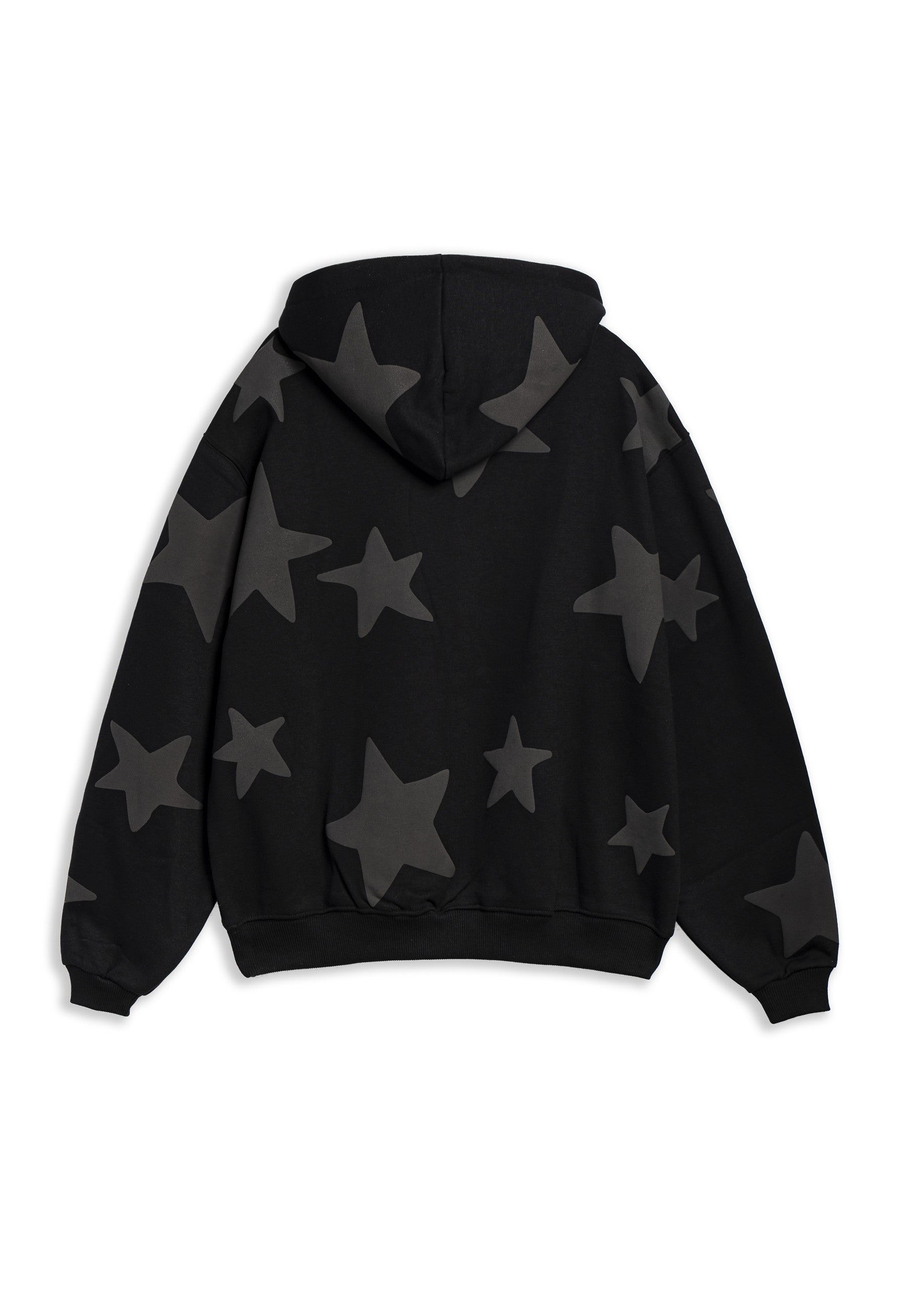 SUDADERA NEGRA/NEGRA FALLING STARS HOODIE