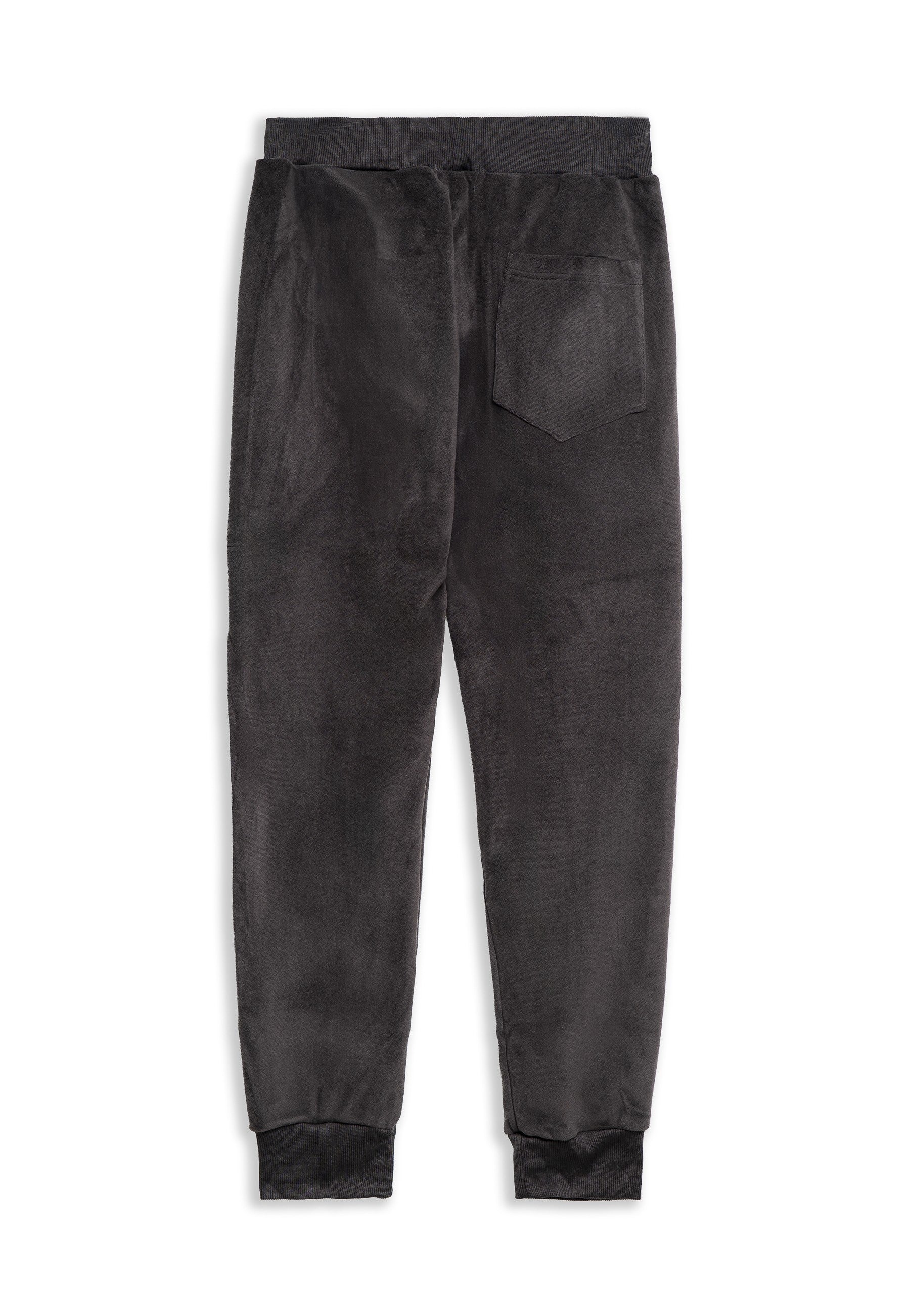 PANTALON ANTRACITA LOS ANGELES VELOUR JOGGER PANT