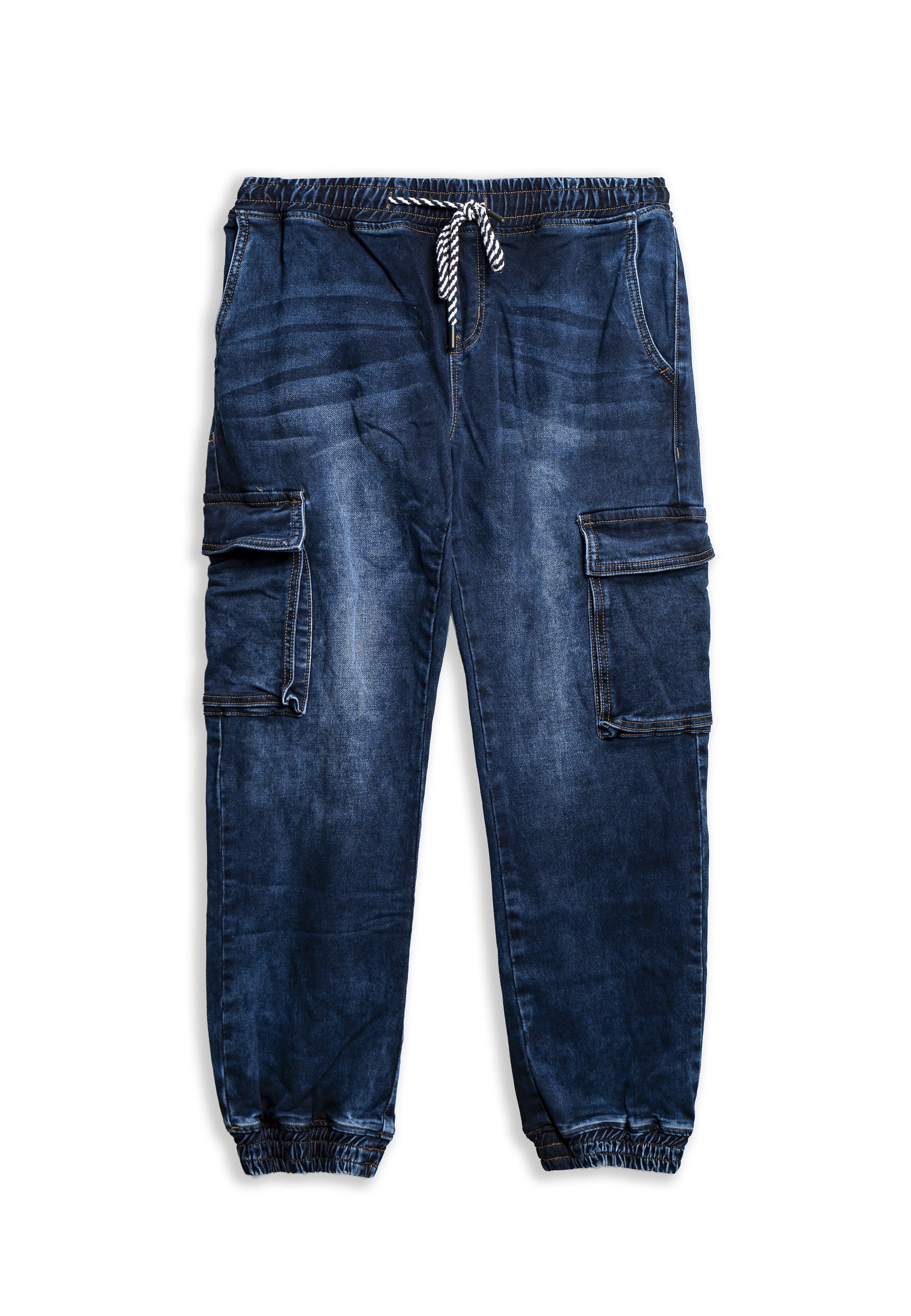 PANTALON AREA ZERO MOJADO GASTADO SIDE POCKETS ELASTIC WAIST