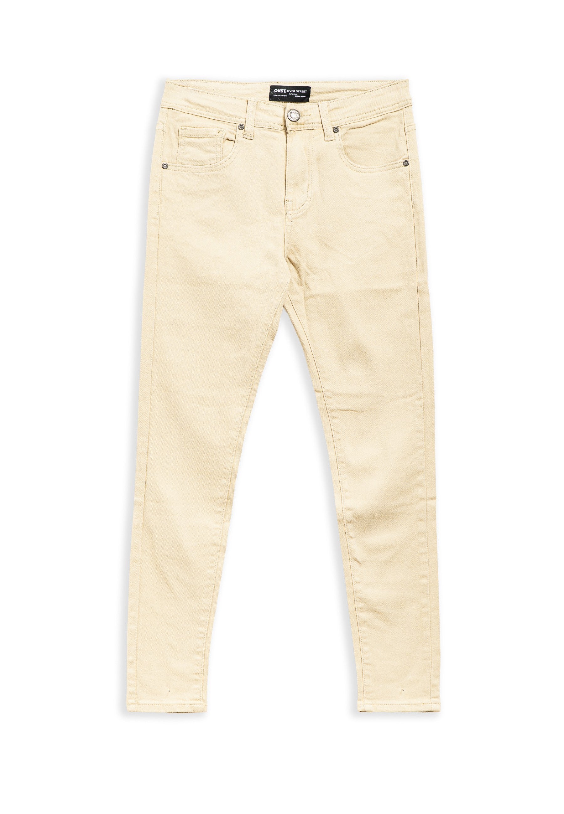 PANTALON BEIGE SLIM FIT BASIC PANT