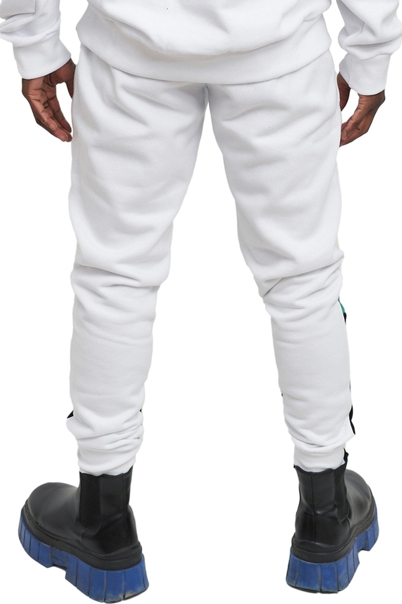 PANTALON BLANCO BOSTON 00 STRIPED JOGGER PANT - AREA ZERO