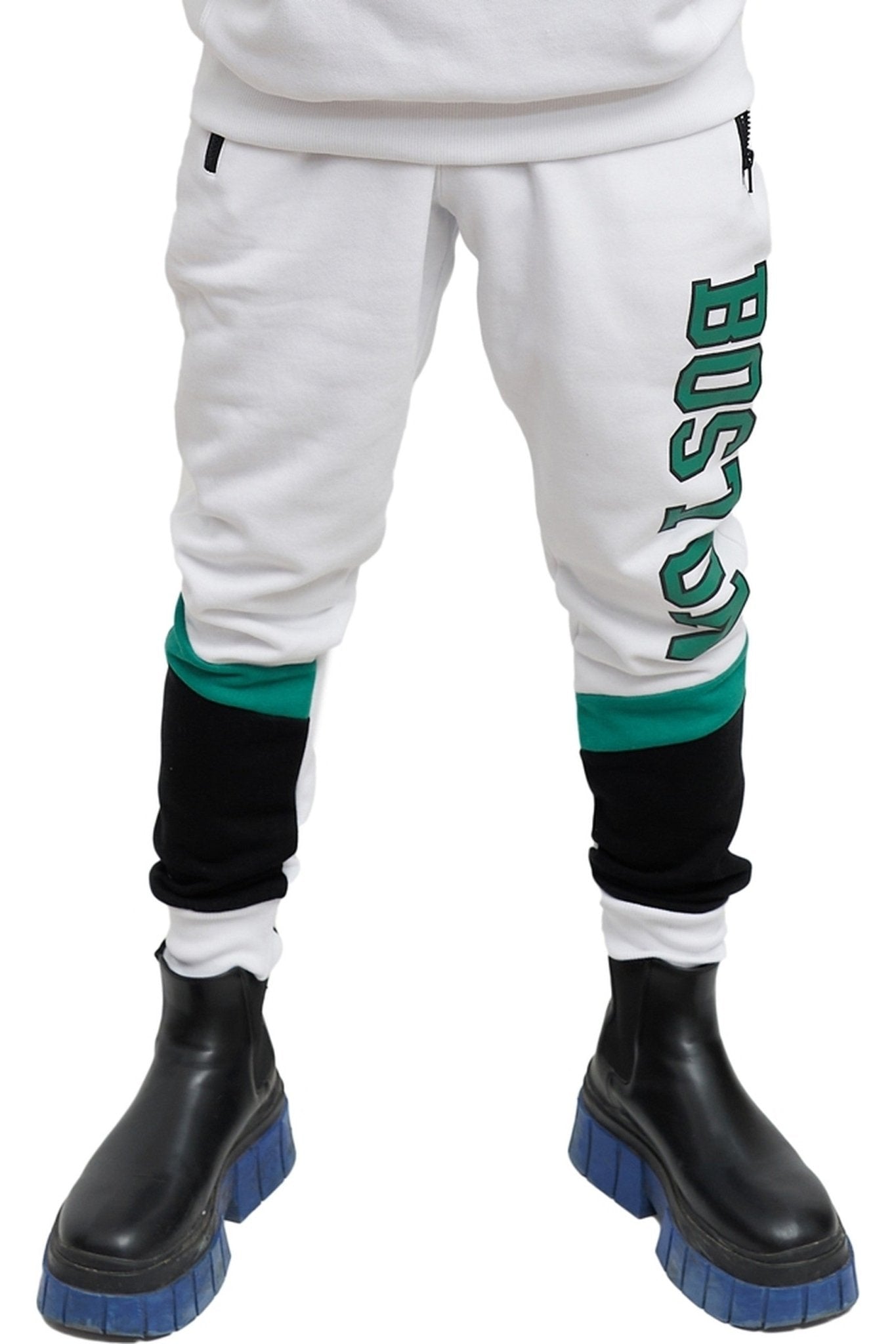 PANTALON BLANCO BOSTON 00 STRIPED JOGGER PANT - AREA ZERO