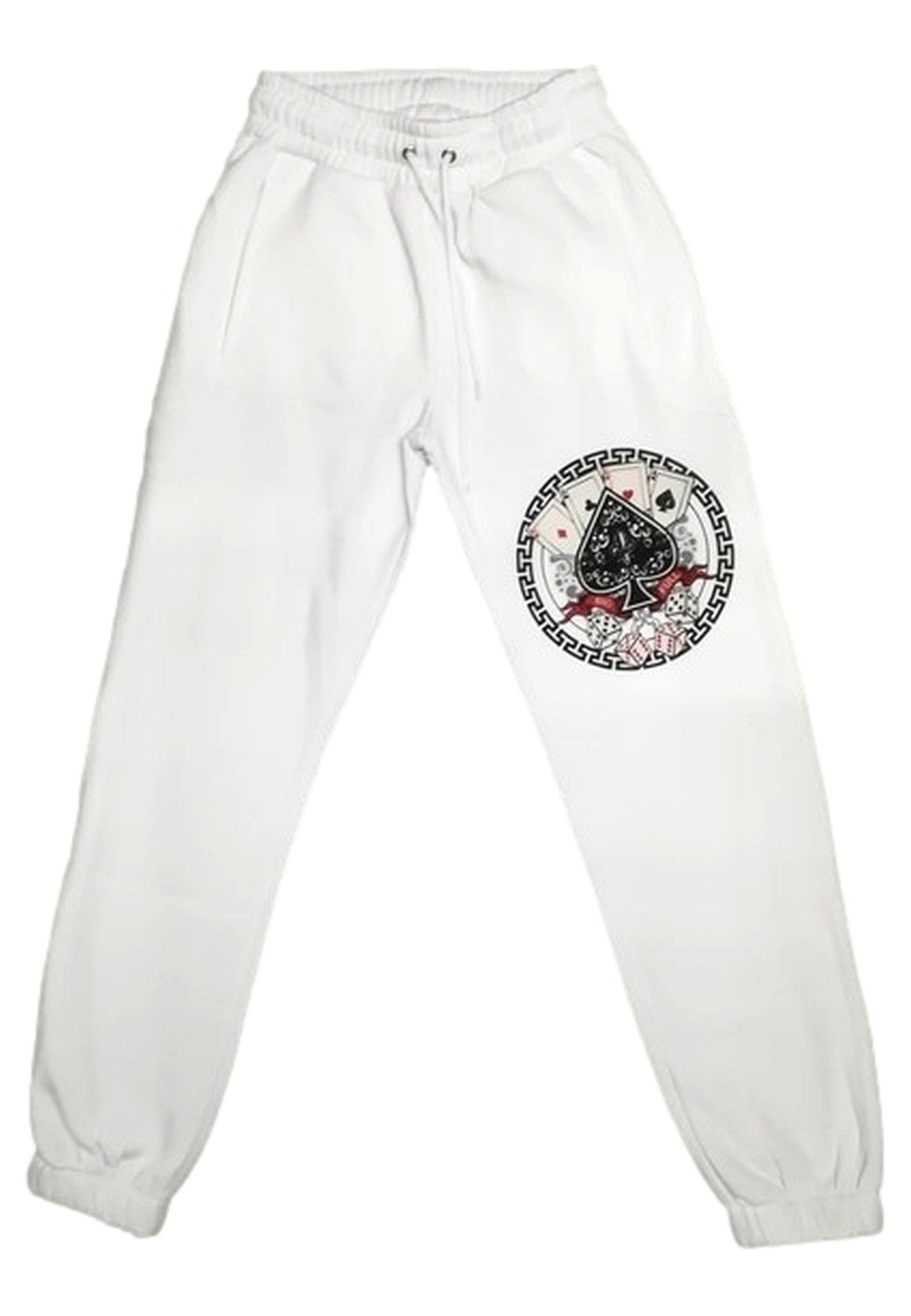 PANTALON BLANCO POKER JOGGER PANTS - AREA ZERO