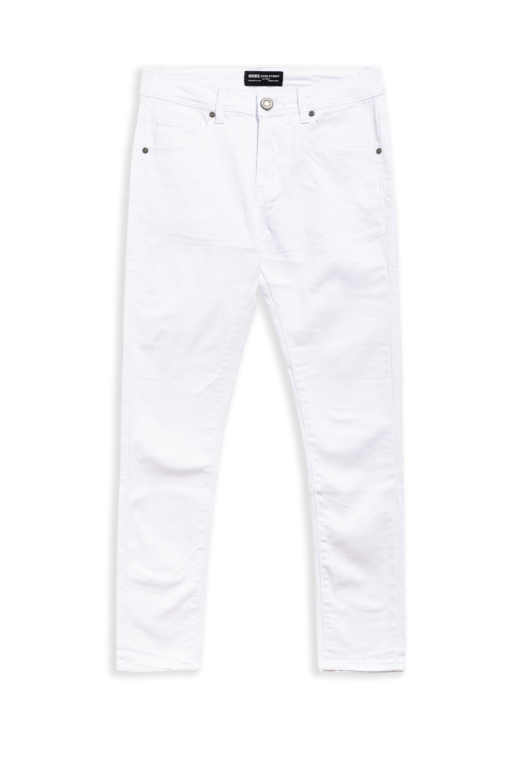 PANTALON BLANCO SLIM FIT BASIC PANT