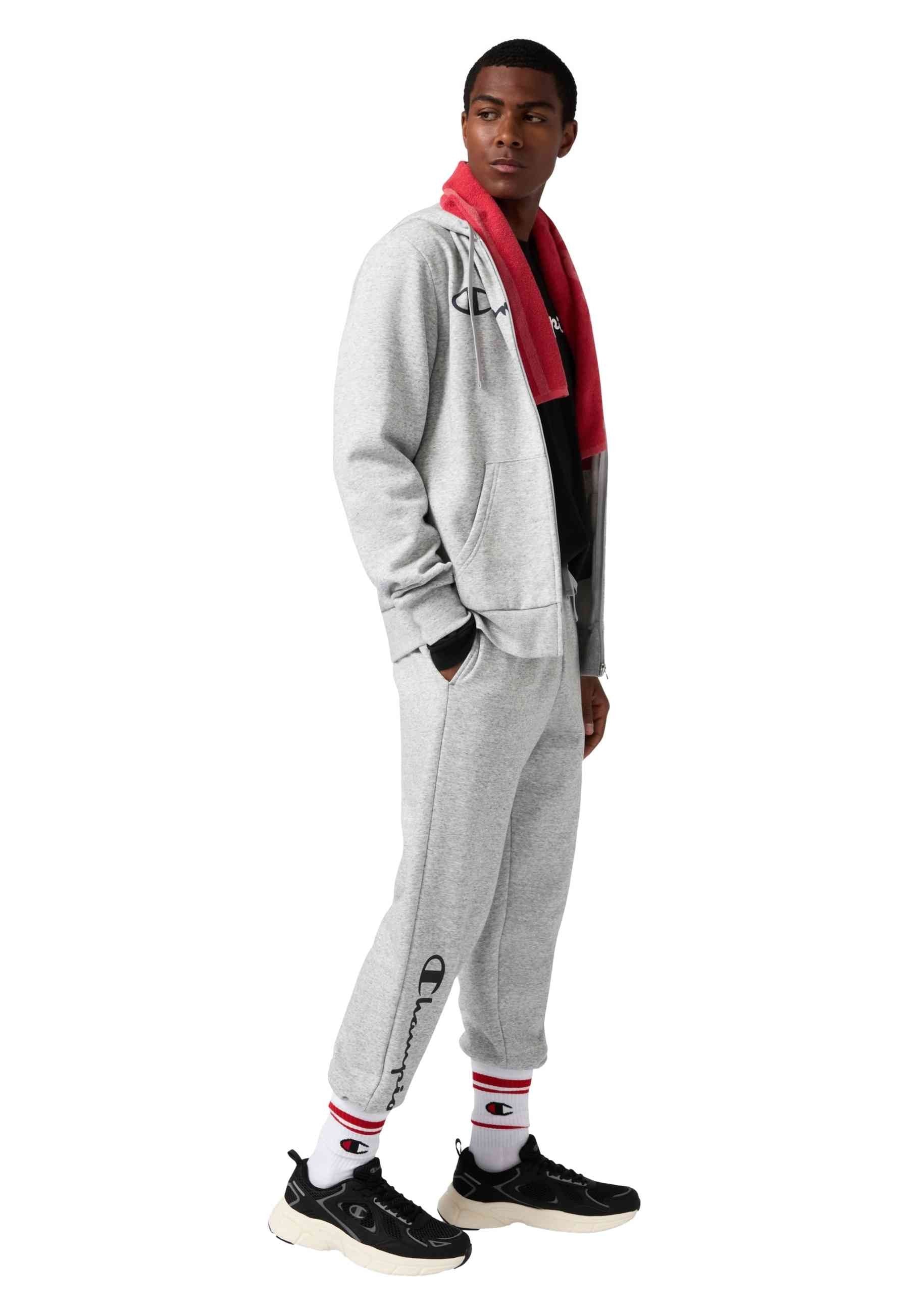PANTALON CHAMPION GRIS BIG SCRIPT LOGO JOGGER