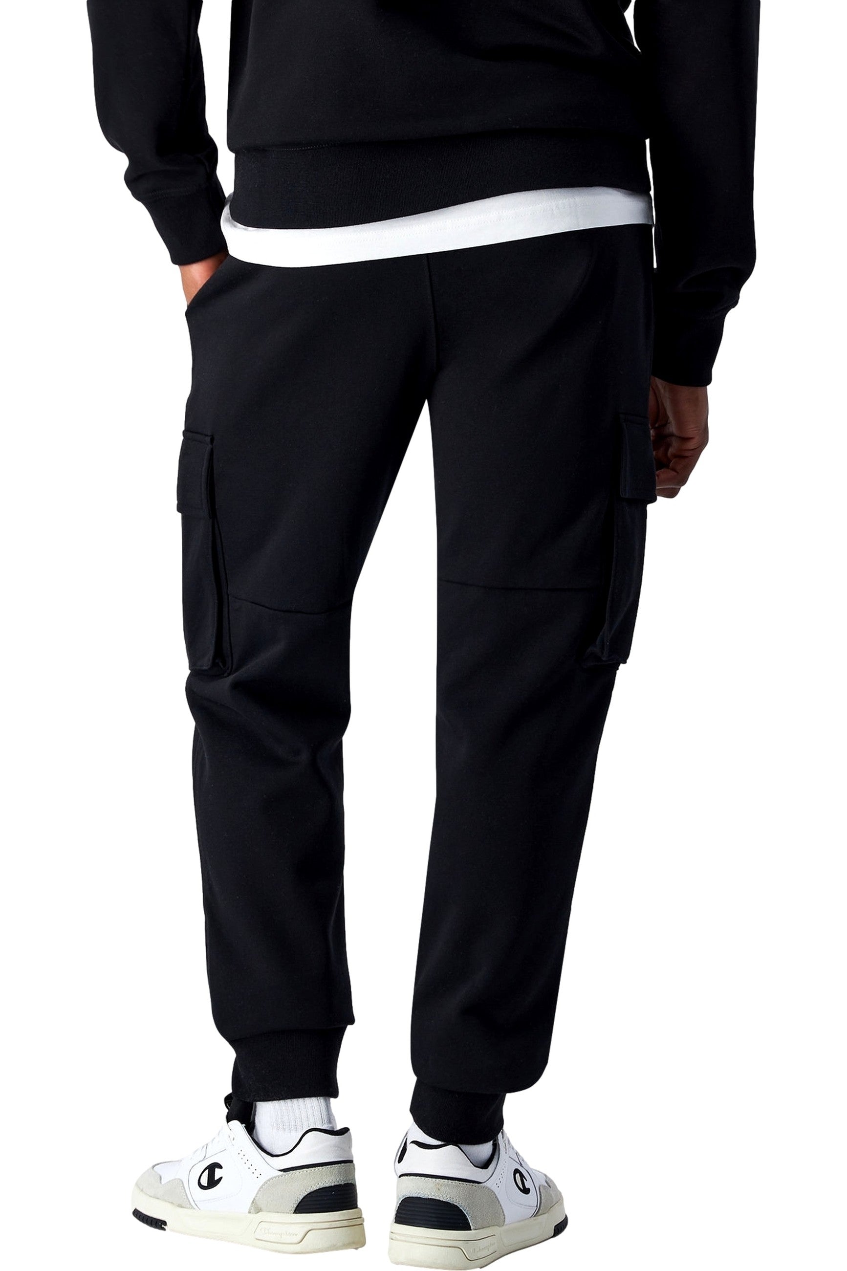 PANTALON CHAMPION JUNIOR NEGRO LEGACY LOGO CARGO PANTS