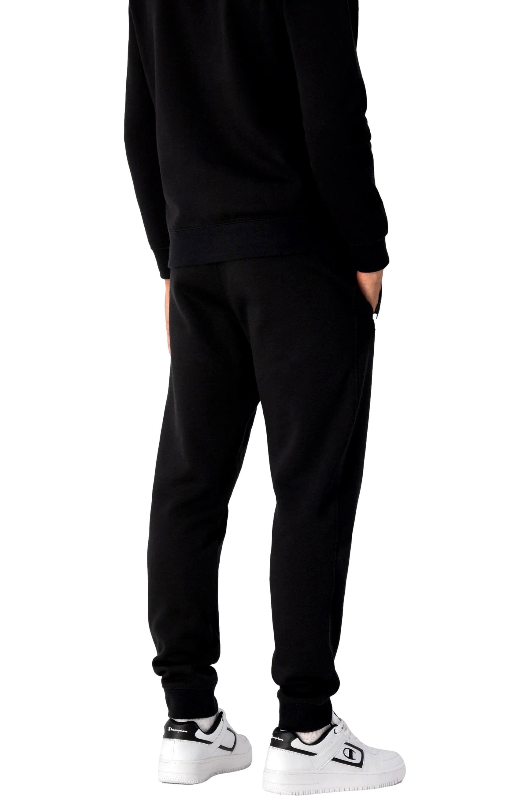 PANTALON CHAMPION NEGRO SMALL LOGO ZIPPED POCKET PANT