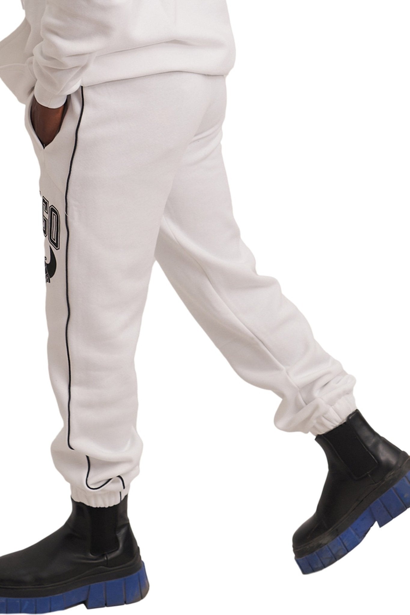 PANTALON CHICAGO BLANCO BIG FACE SNEAKER PANT - AREA ZERO