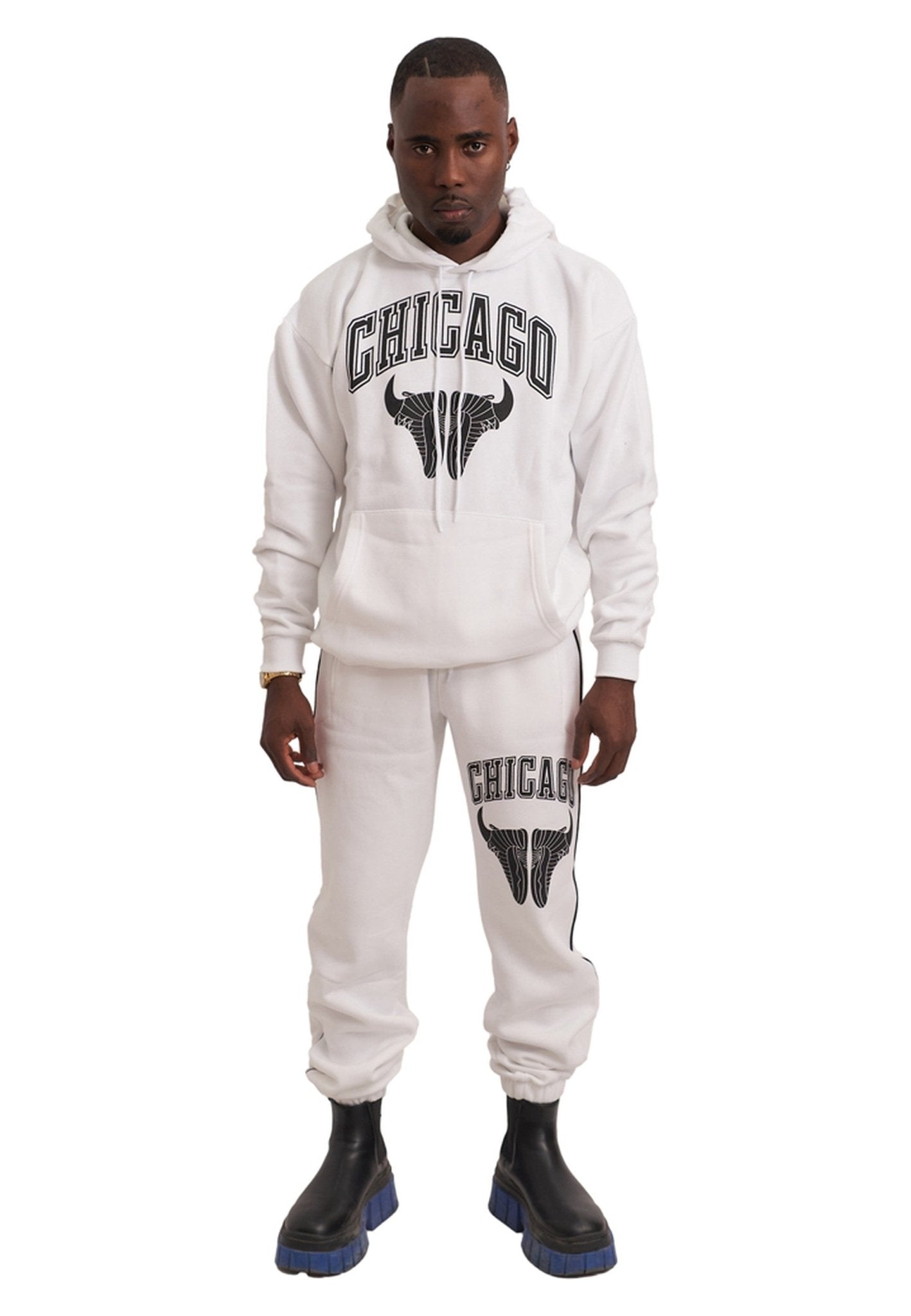 PANTALON CHICAGO BLANCO BIG FACE SNEAKER PANT - AREA ZERO