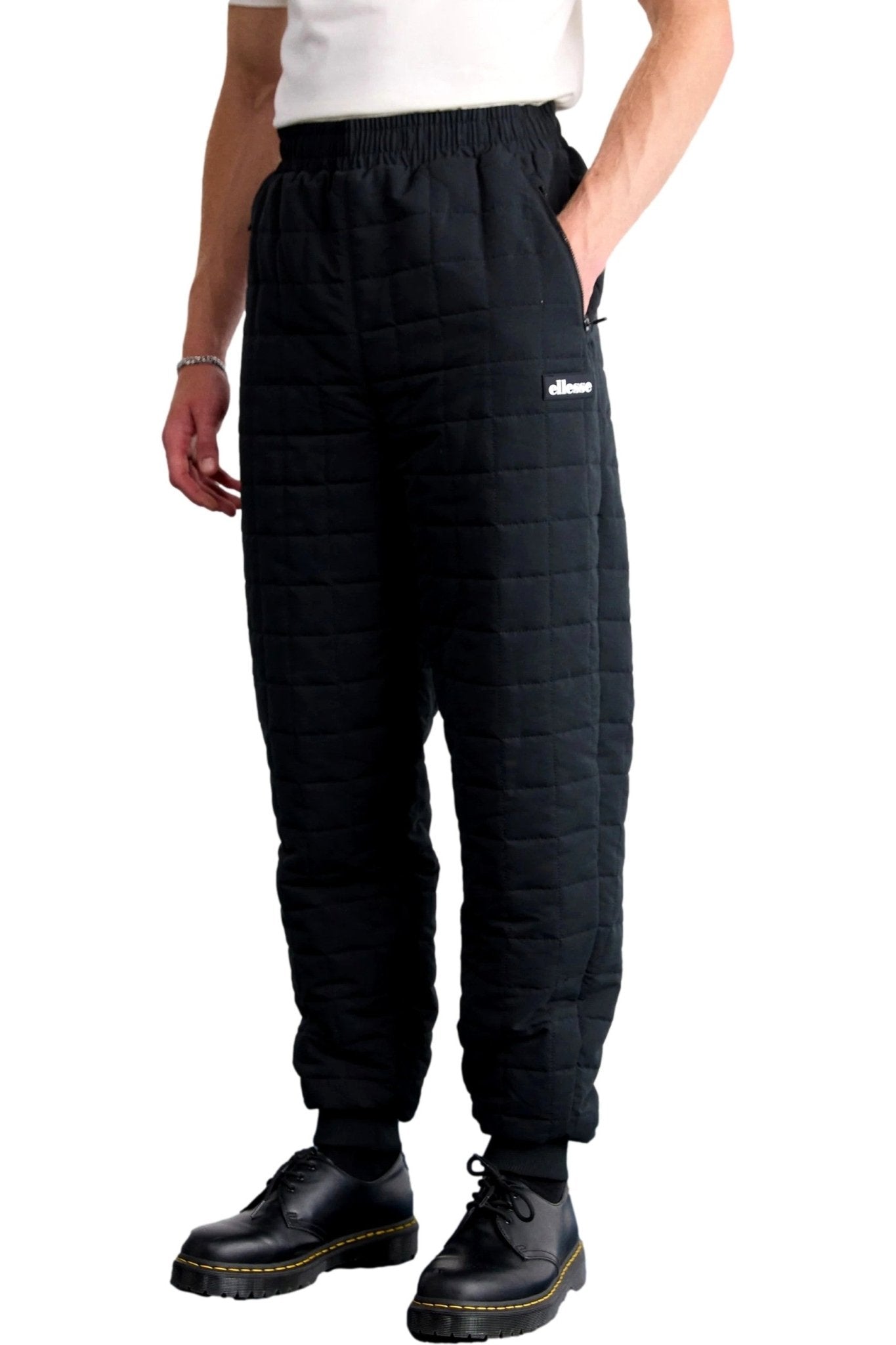 PANTALON ELLESSE NEGRO REMERA TRACKPANT - AREA ZERO