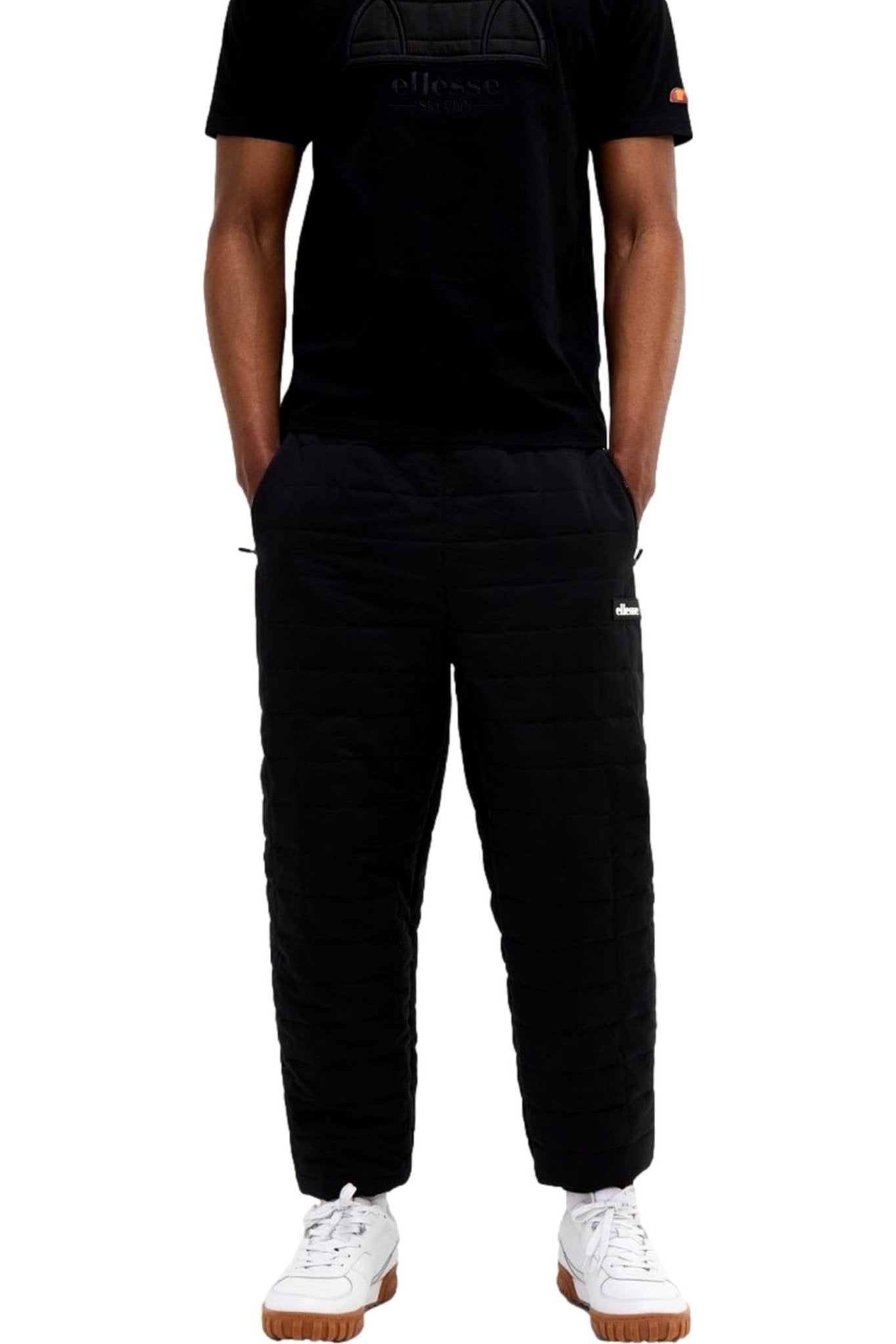 PANTALON ELLESSE NEGRO REMERA TRACKPANT - AREA ZERO