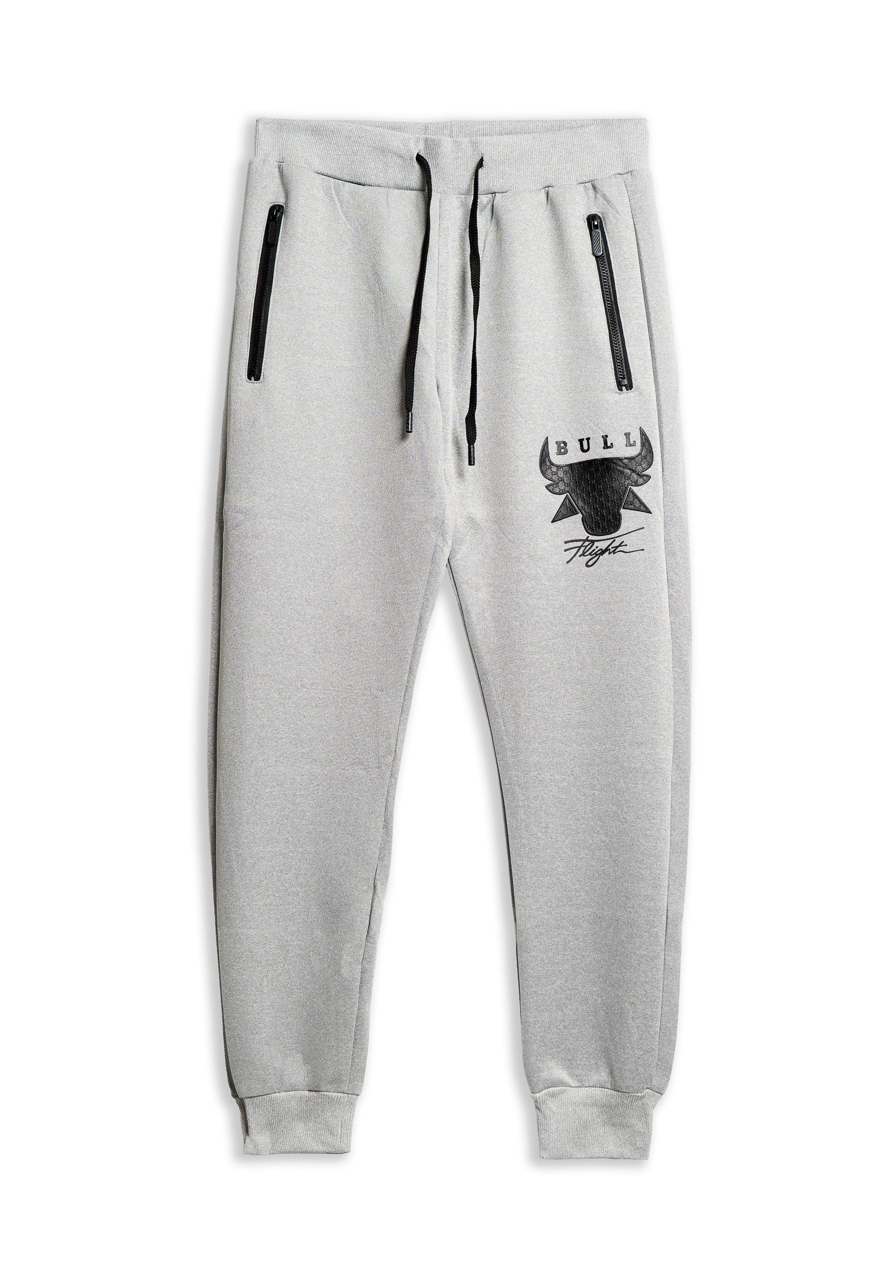 PANTALON GRIS BULL FLIGHT TRACKJACKET