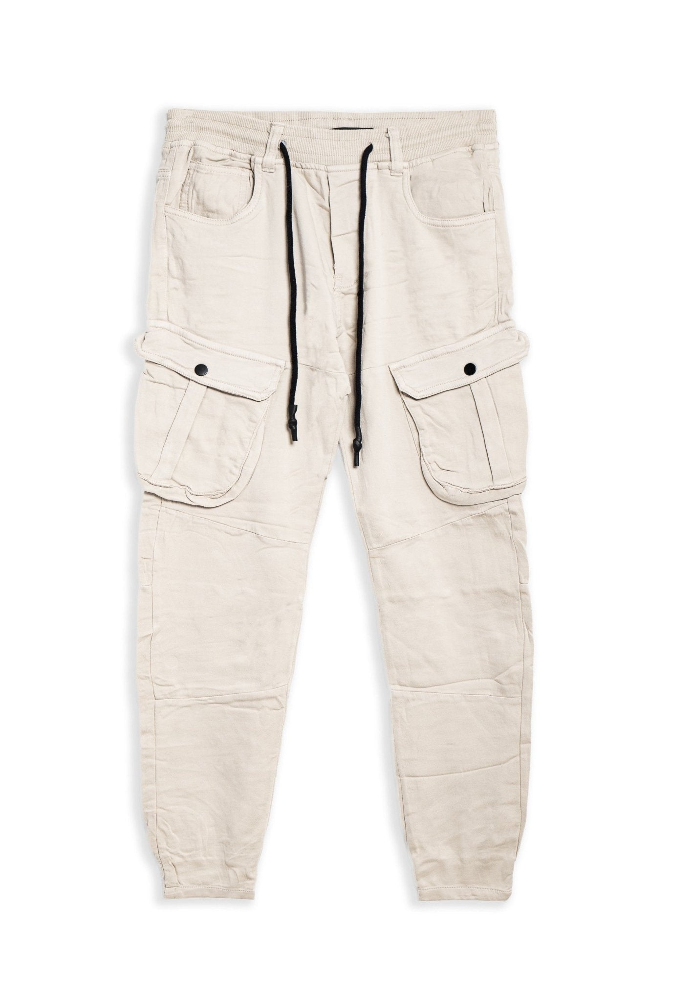 PANTALON GRIS PIEDRA GOMAS SIDE POCKETS PANT - AREA ZERO