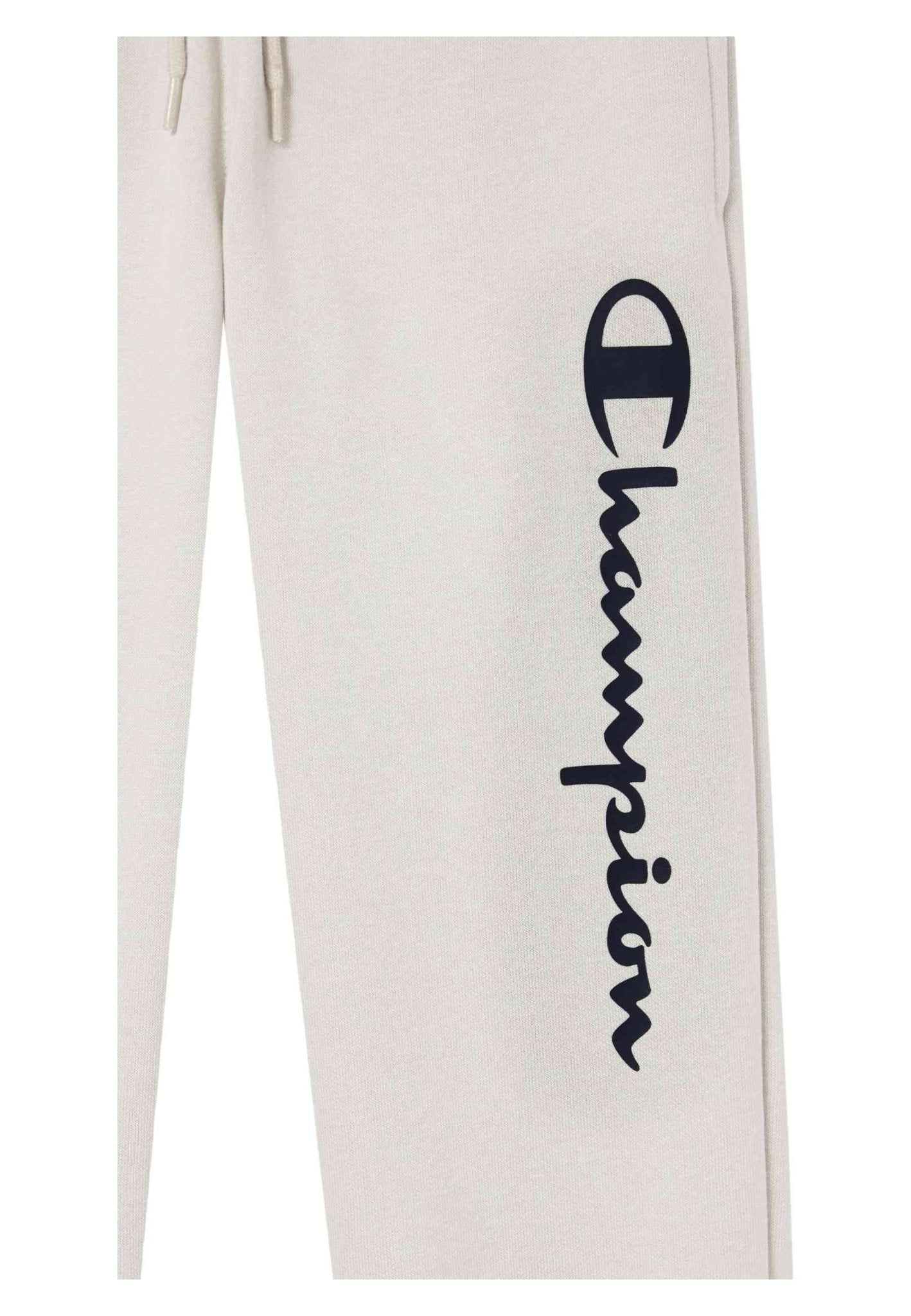 PANTALON JUNIOR CHAMPION BEIGE BIG SCRIPT LOGO JOGGER - AREA ZERO