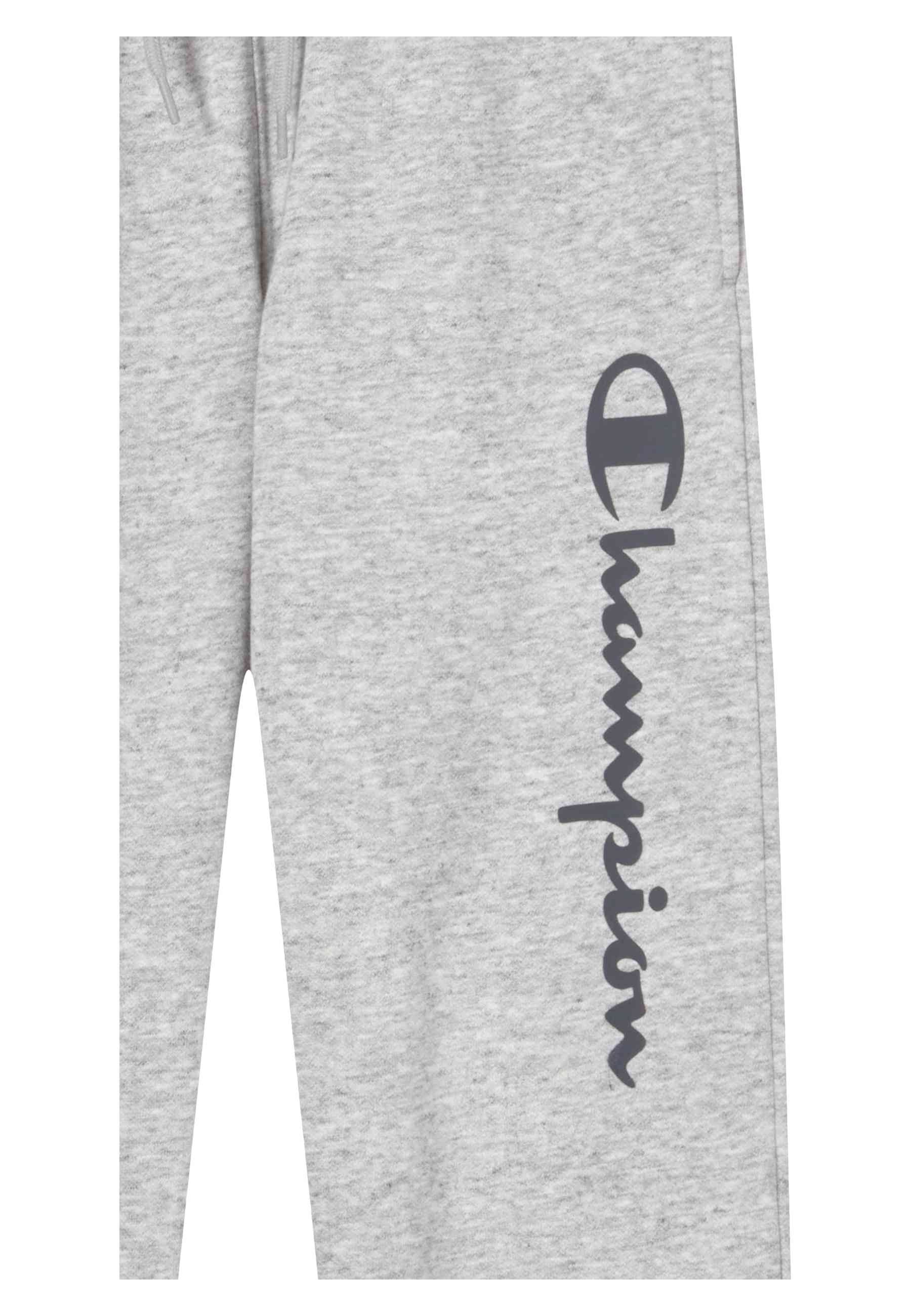 PANTALON JUNIOR CHAMPION GRIS BIG SCRIPT LOGO JOGGER