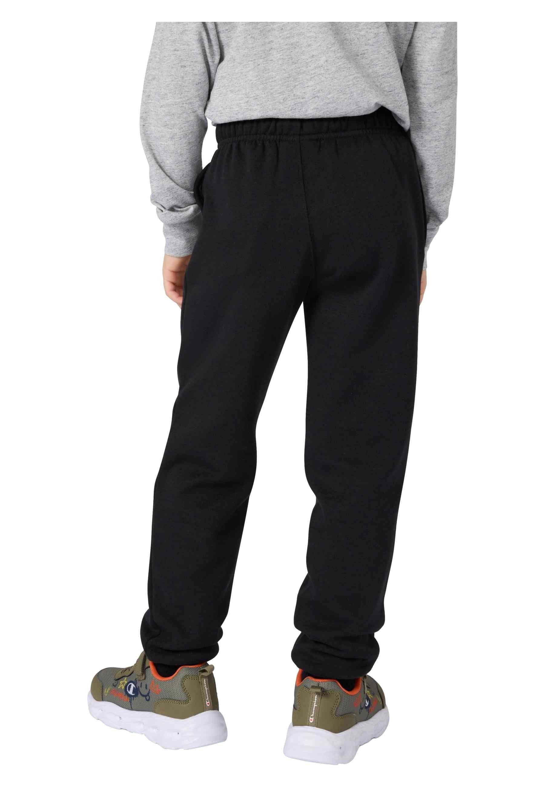 PANTALON JUNIOR CHAMPION NEGRO BIG SCRIPT LOGO JOGGER