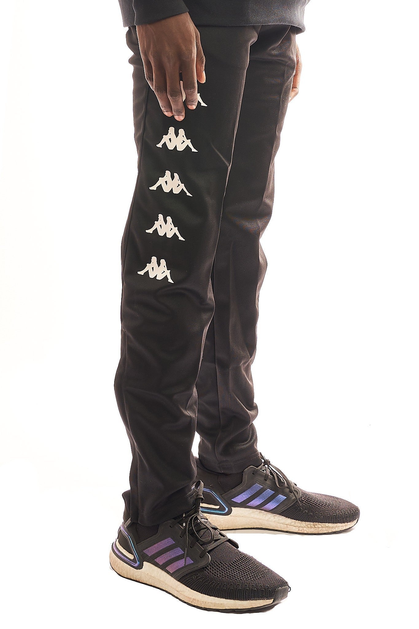 PANTALON KAPPA NEGRO DIMARO SIDE LOGOS - AREA ZERO