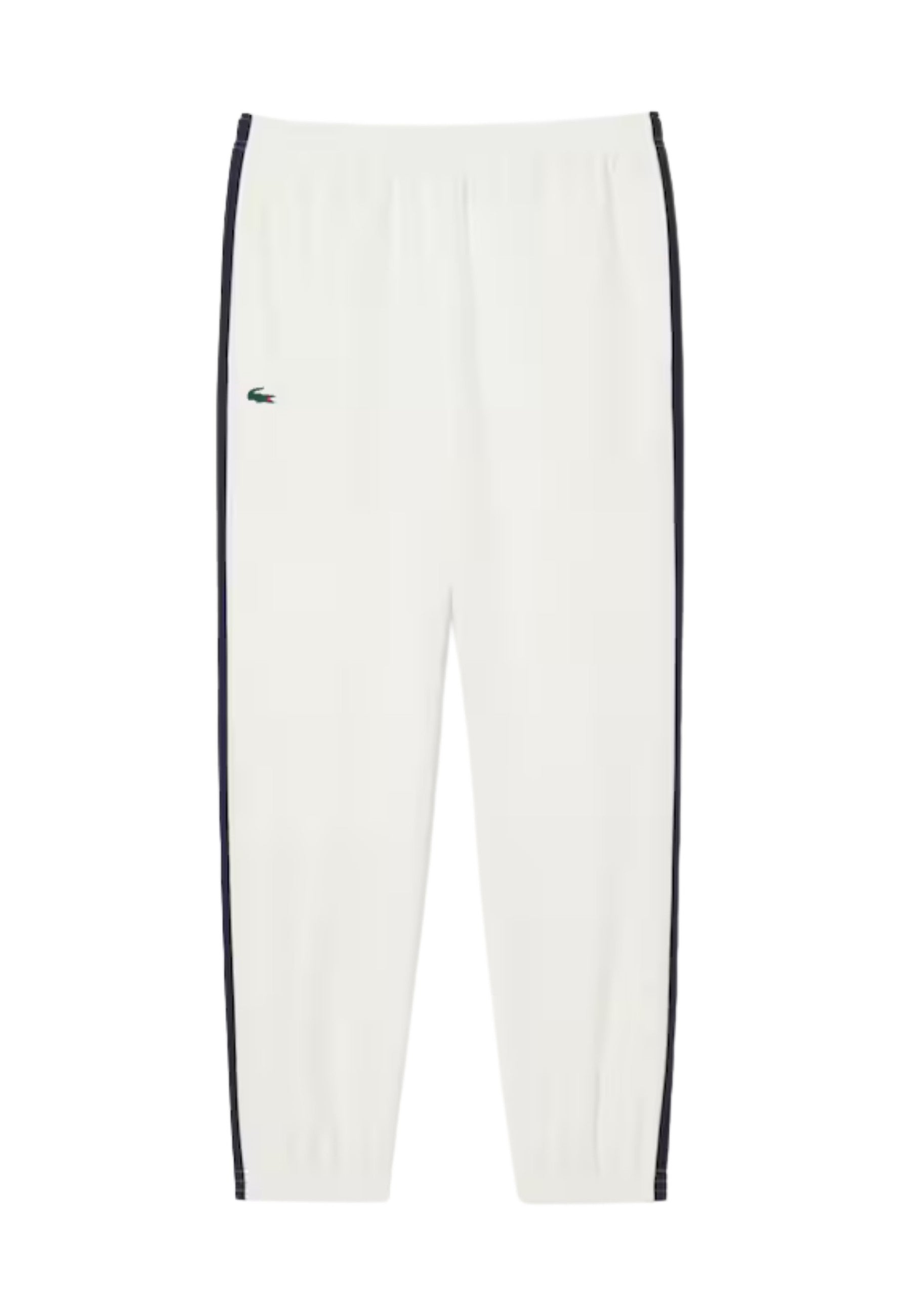 PANTALON LACOSTE BLANCO STRIPPED TENNIS TRACKPANT