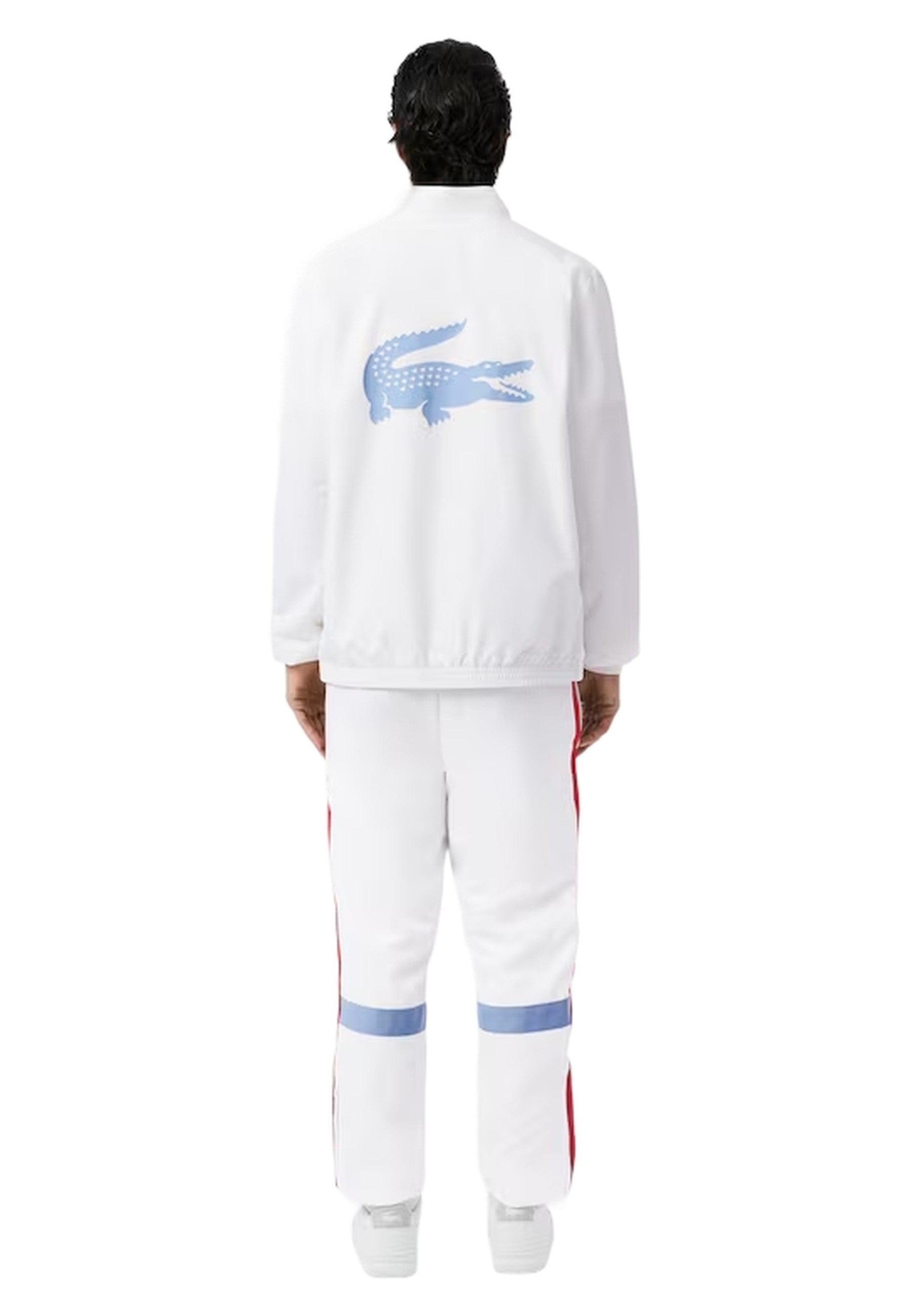 PANTALON LACOSTE BLANCO TAPERED TRACKPANT