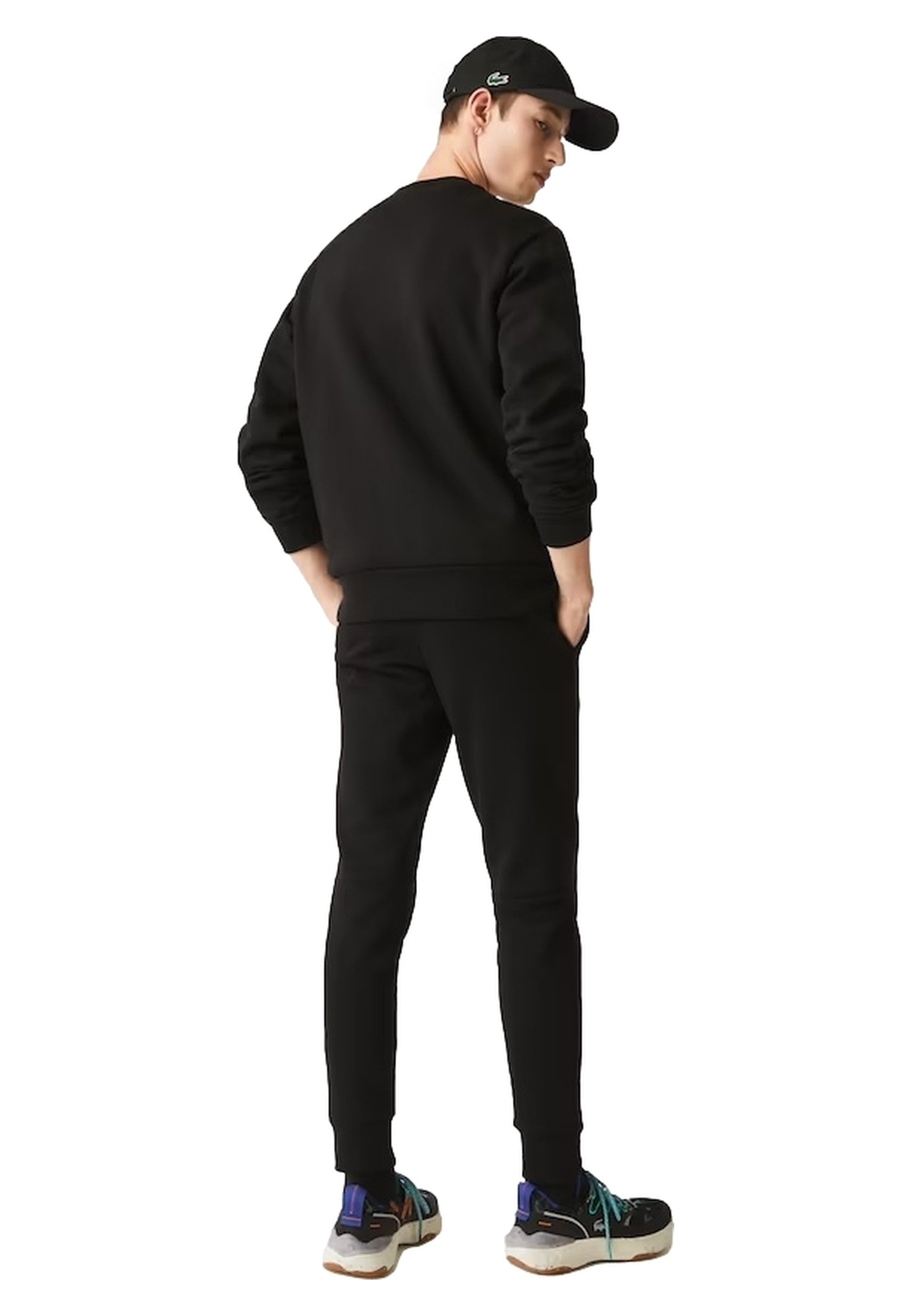 PANTALON LACOSTE NEGRO SURVETEMENT