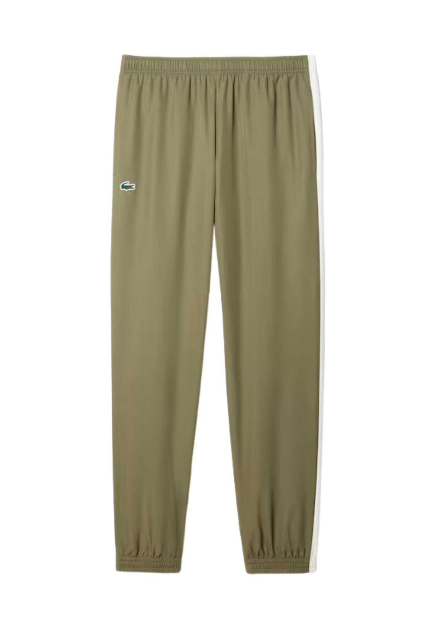 PANTALON LACOSTE VERDE CHANDAL TENIS STRIPE TRACKPANT - AREA ZERO