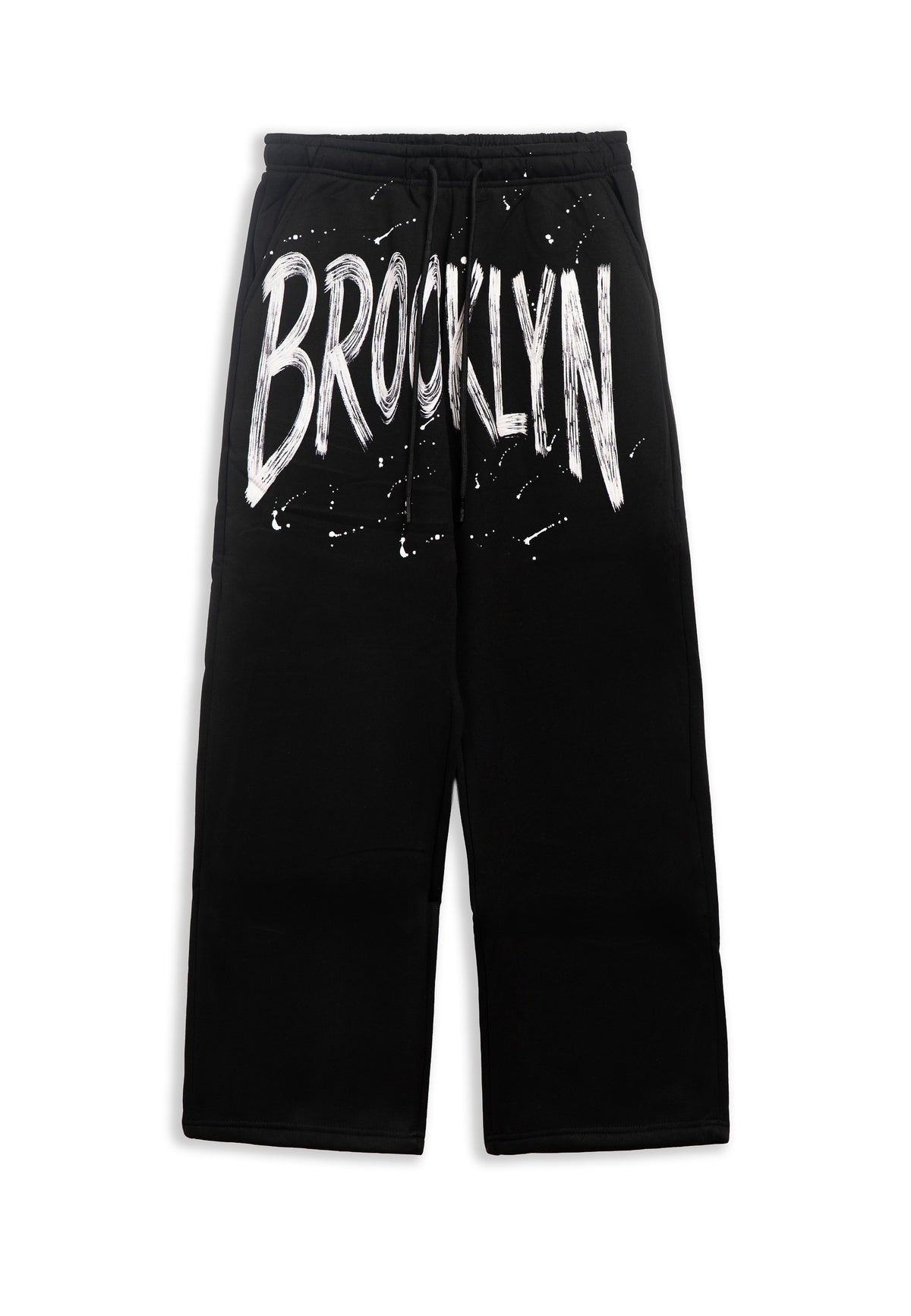 PANTALON NEGRO BROOKLIN BRUSHED SCRIPT JOGGER PANT