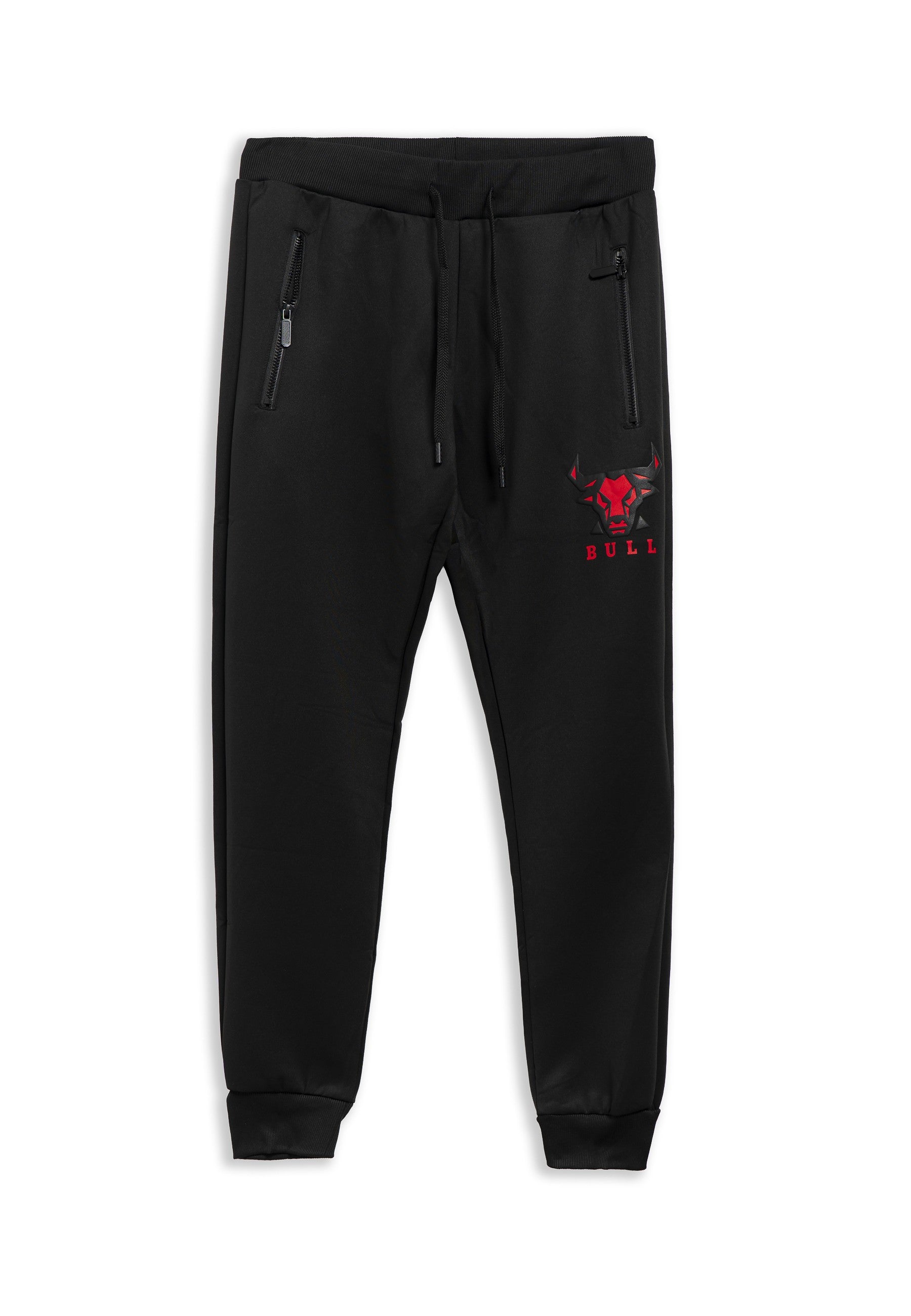 PANTALON NEGRO BULL POLY TRACKPANT