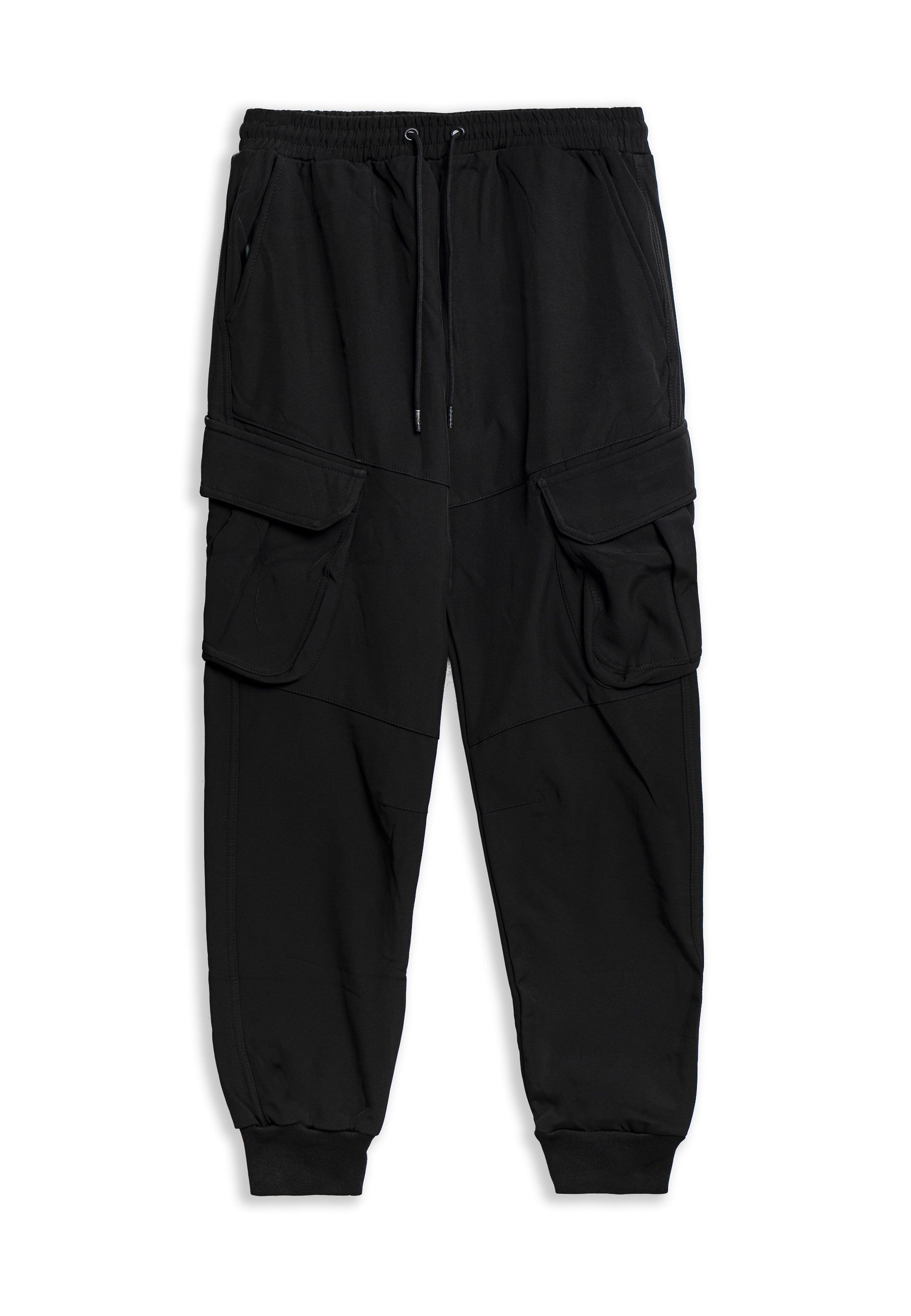 PANTALON NEGRO SIDE POCKET CARGO JOGGER