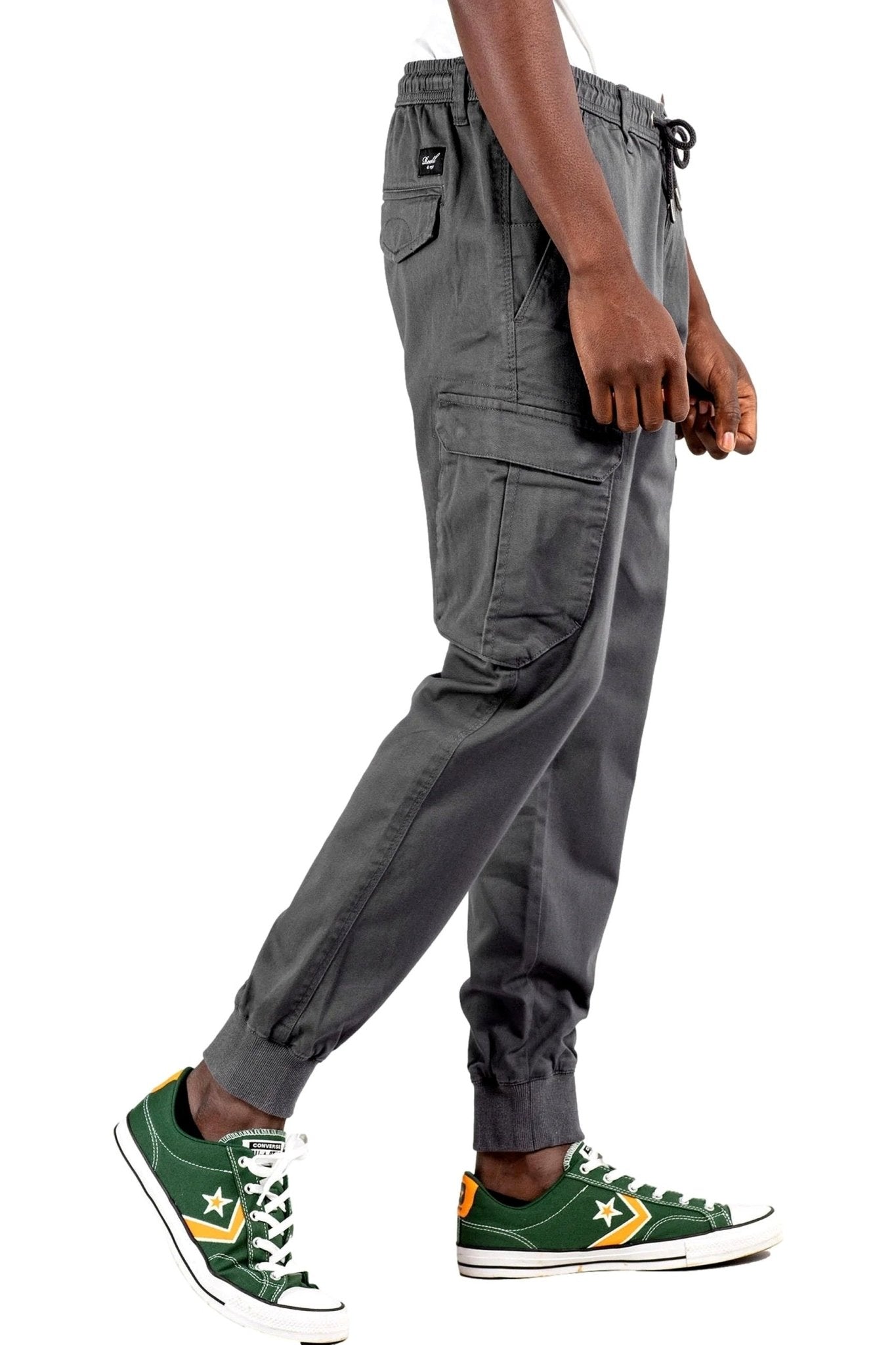 PANTALON REEL ANTRACITA REFLEX RIB CARGO VULCAN GREY - AREA ZERO