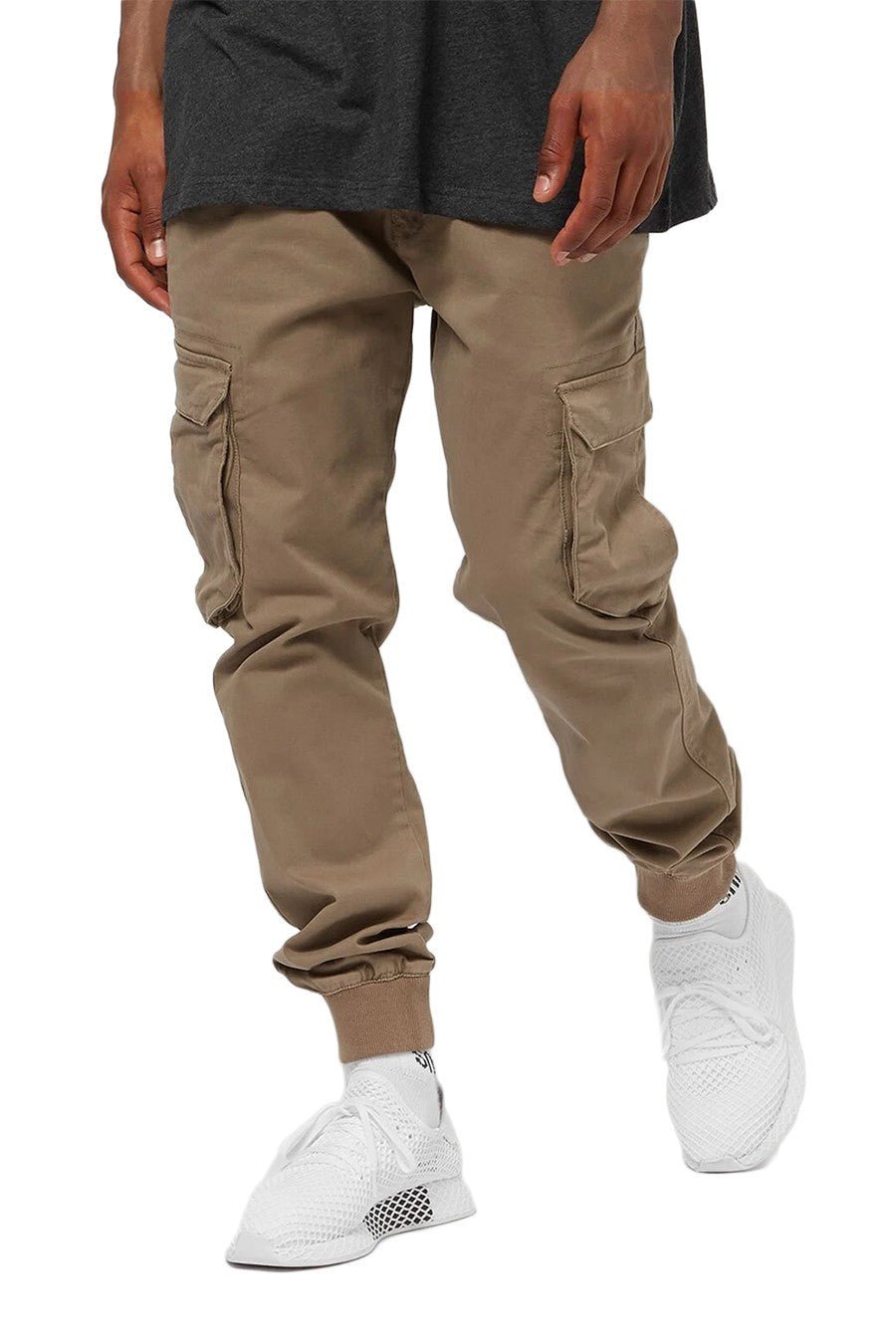 PANTALON REEL REFLEX RIB CARGO DARK SAND - AREA ZERO