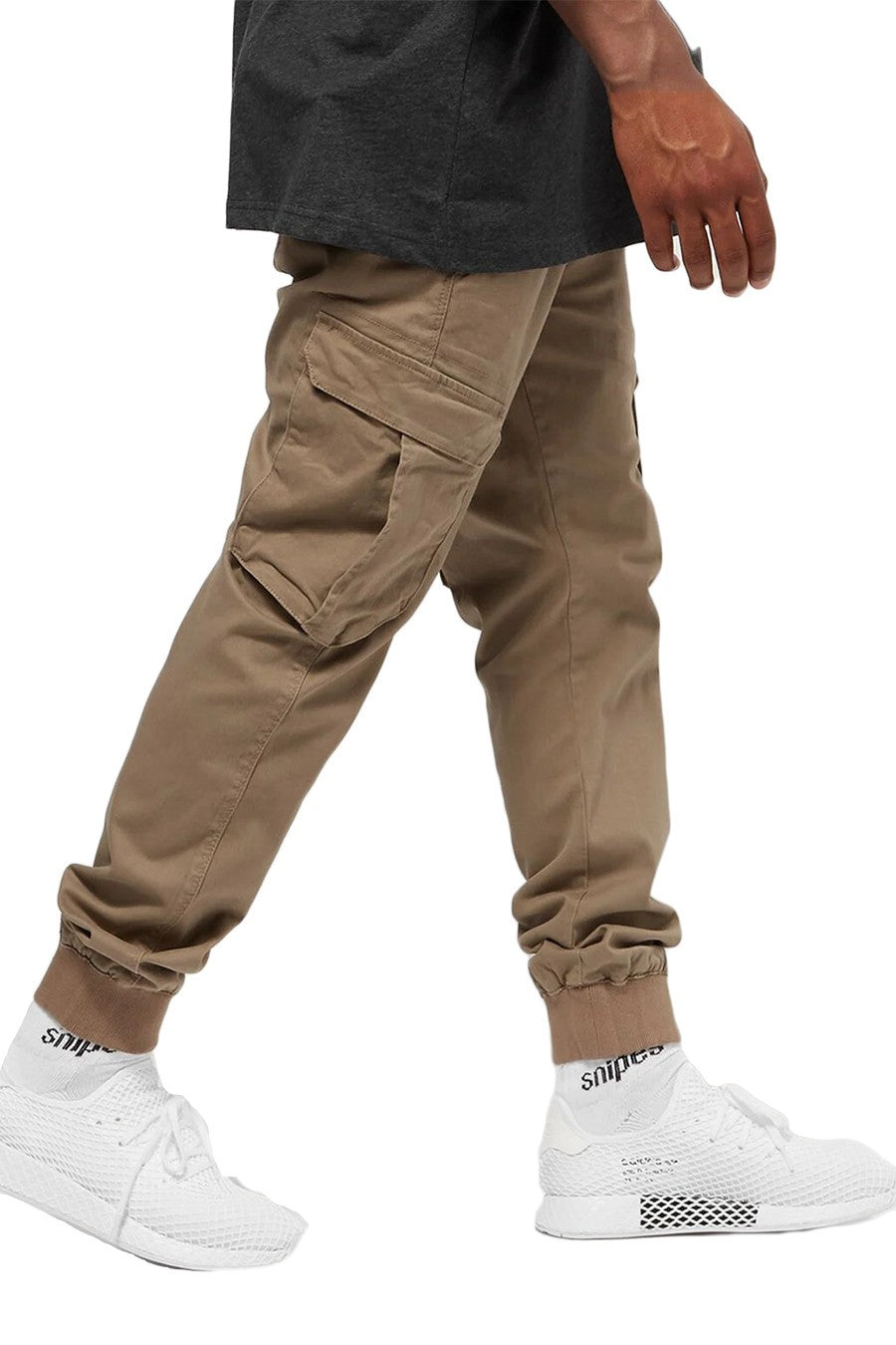PANTALON REEL REFLEX RIB CARGO DARK SAND