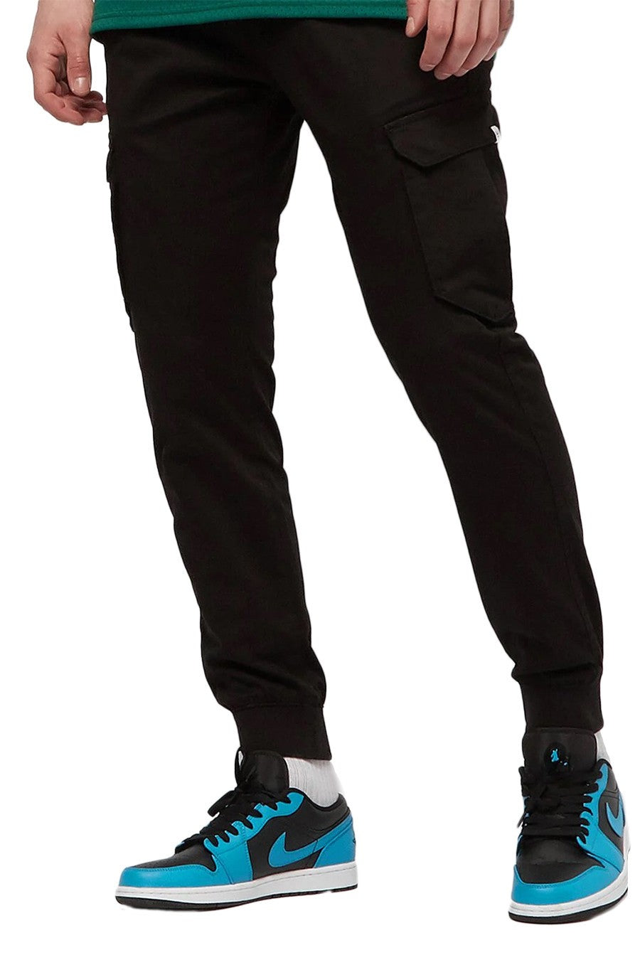 PANTALON REELL REFLEX RIB CARGO NEGRO