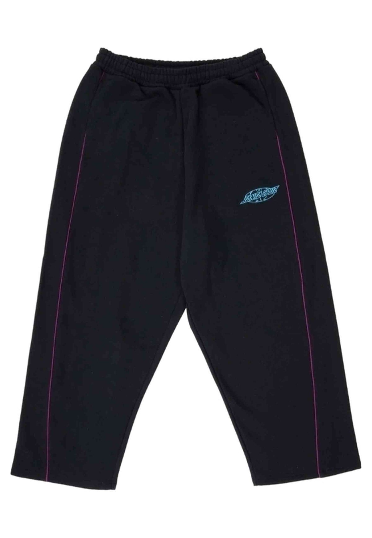 PANTALON SANTA CRUZ NEGRO PINSTRIPE WIDE LEG JOGGER PANT