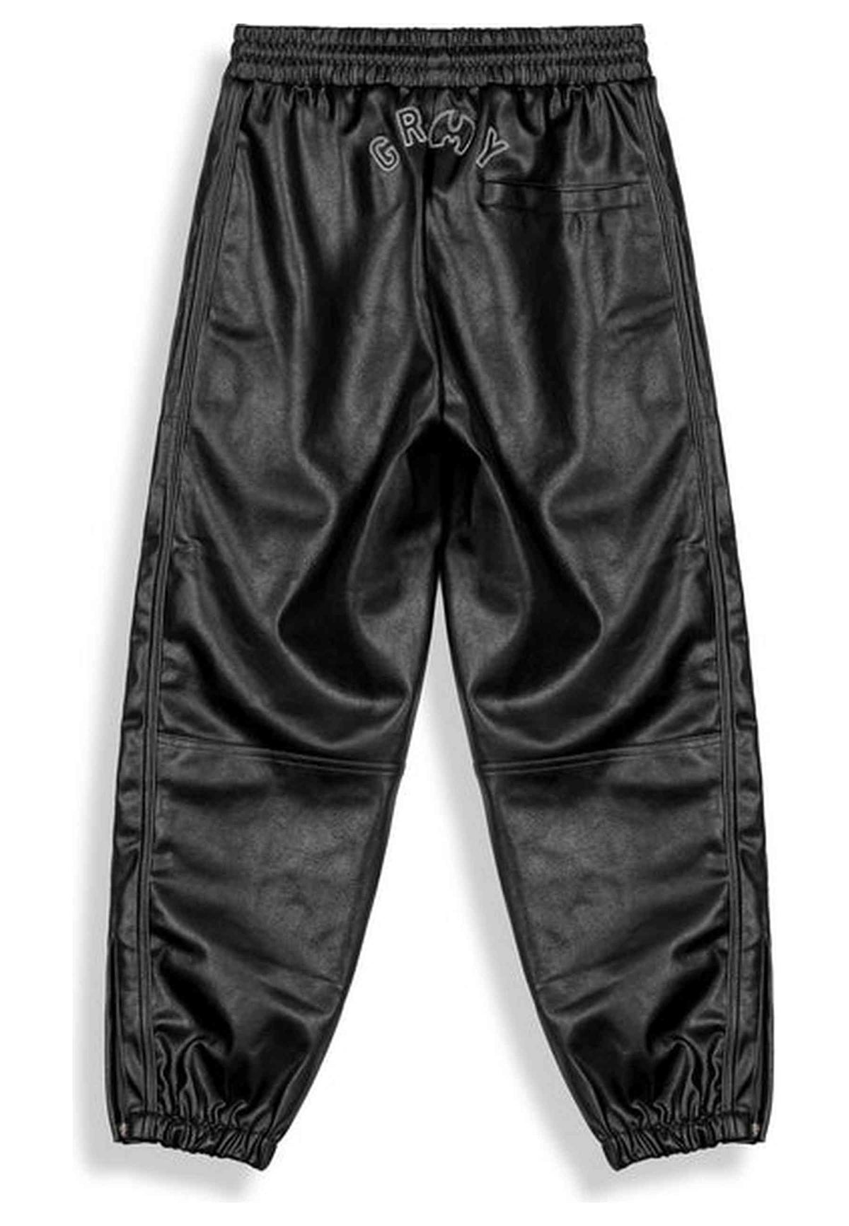 pantalón Grimey Tical PU Leather Track Pants negro - vista 4