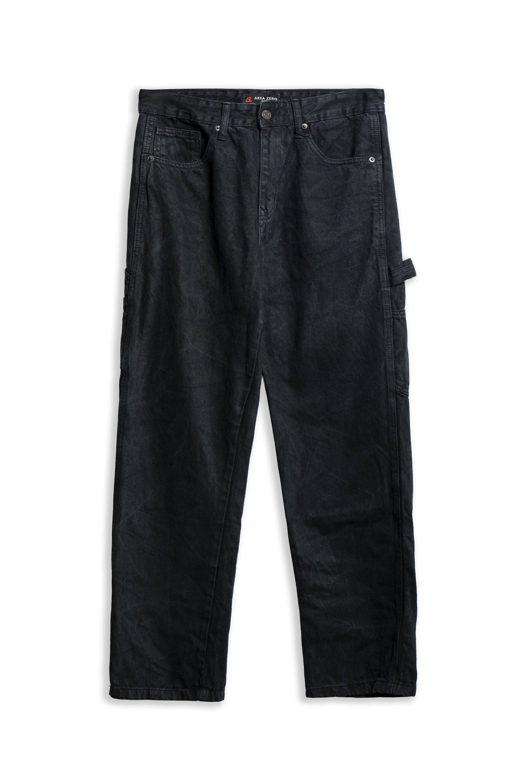 PANTALON VAQUERO NEGRO BACK POCKETS LOOP PANT