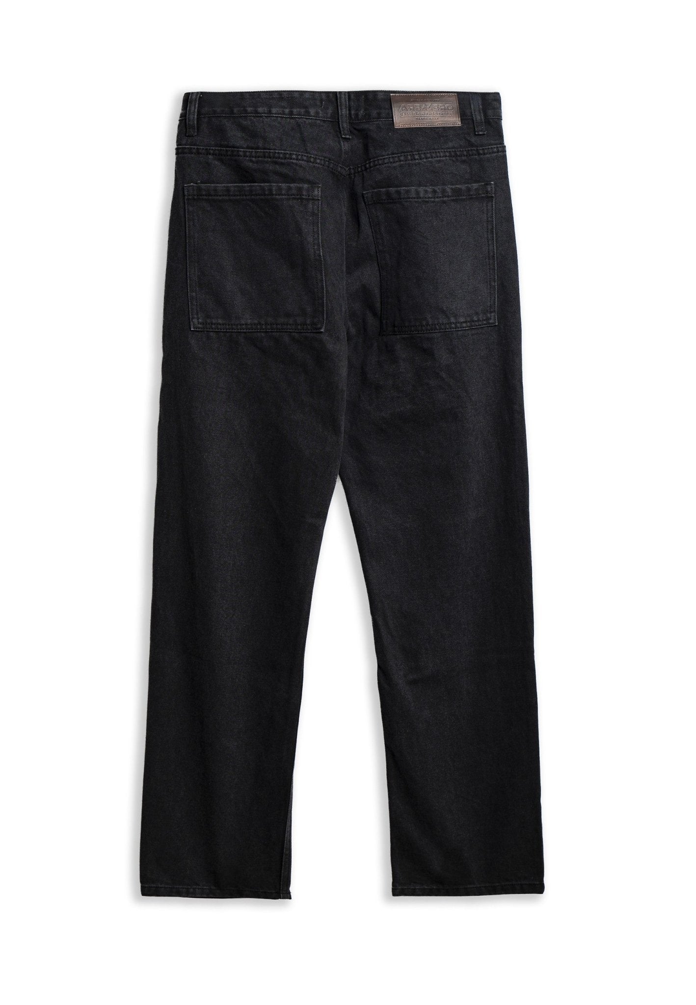 PANTALON VAQUERO NEGRO WIDE LEG SIMPLE PANT - AREA ZERO