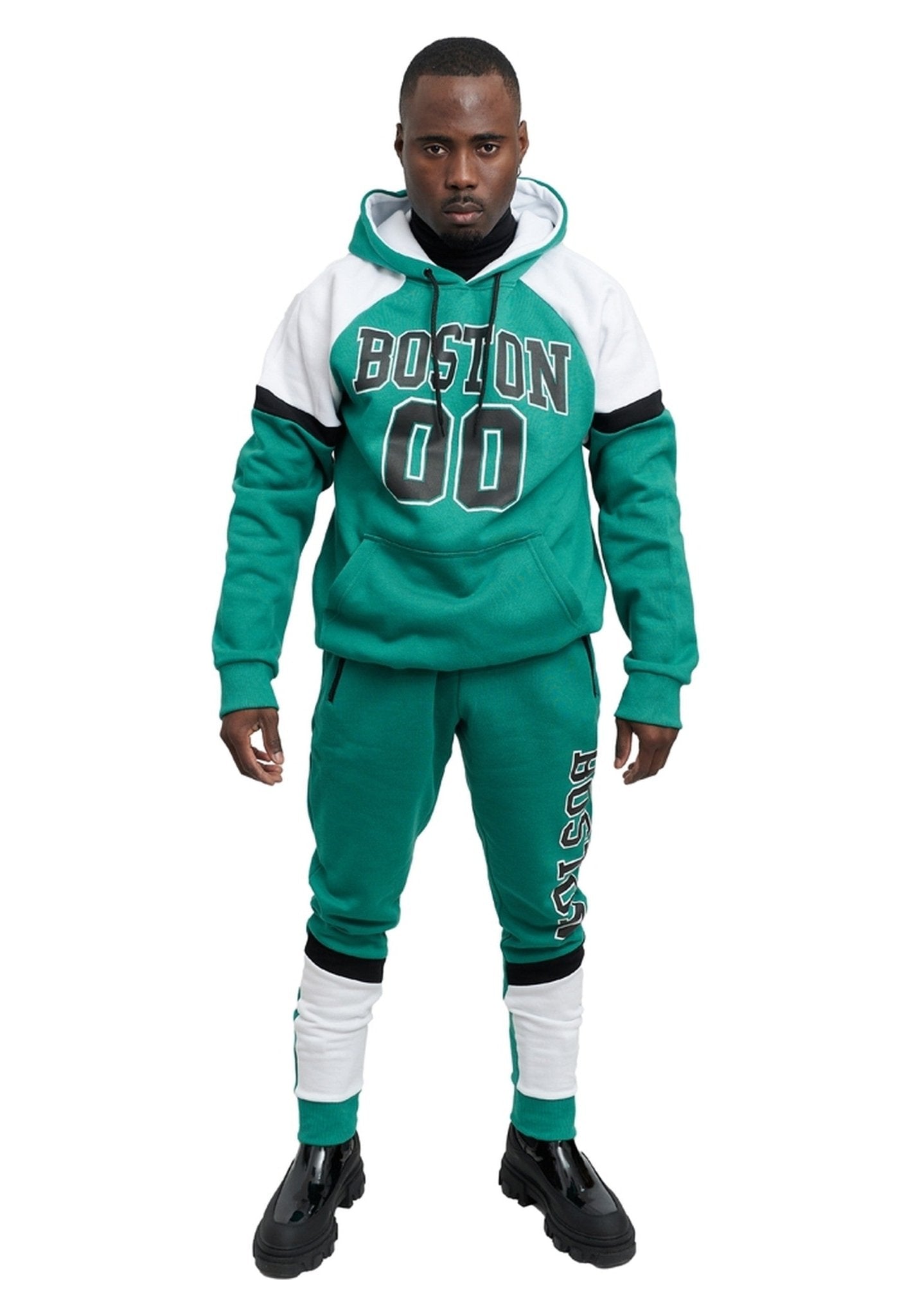 PANTALON VERDE BOSTON 00 STRIPED JOGGER PANT - AREA ZERO