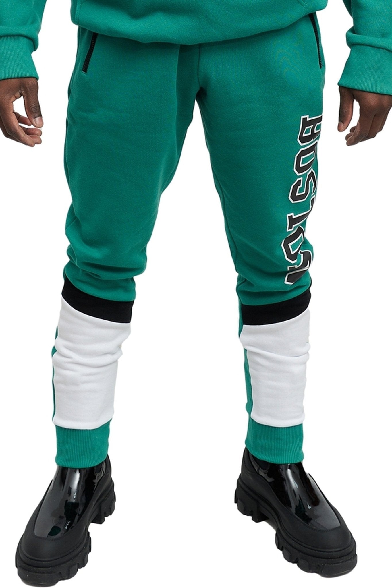 PANTALON VERDE BOSTON 00 STRIPED JOGGER PANT - AREA ZERO