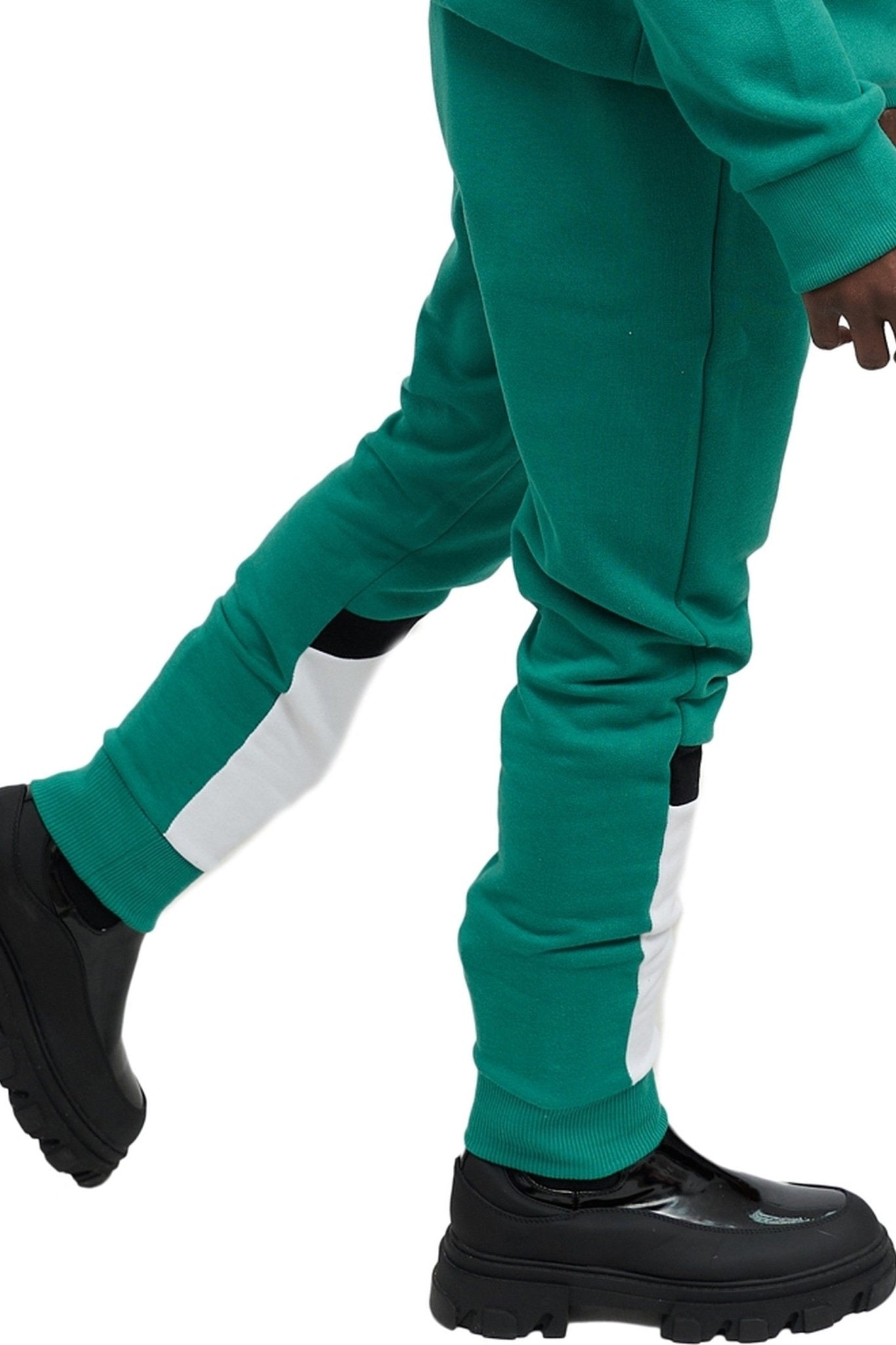 PANTALON VERDE BOSTON 00 STRIPED JOGGER PANT - AREA ZERO