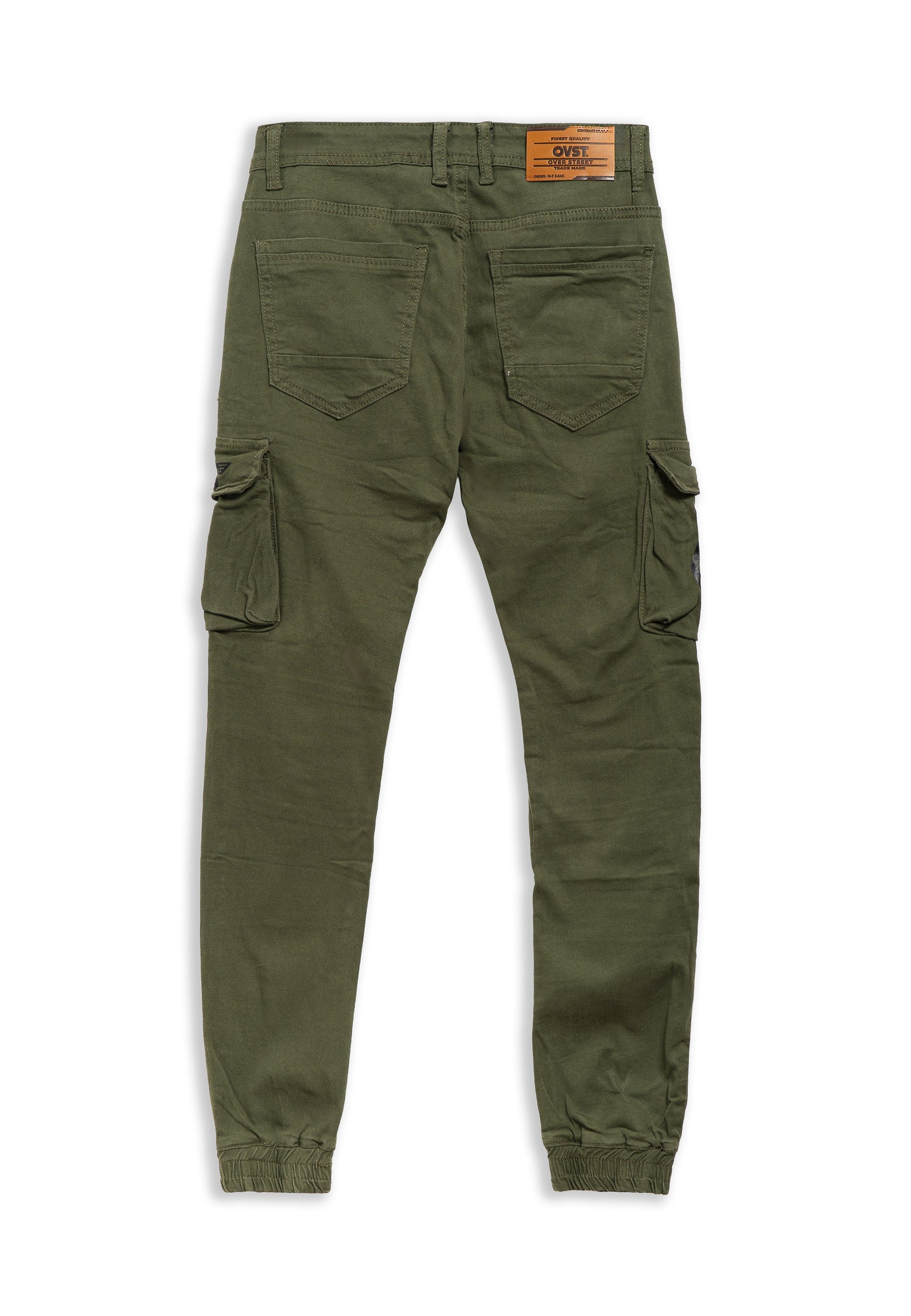 PANTALON VERDE DENIM WEAR SIDE POCKETS PANT