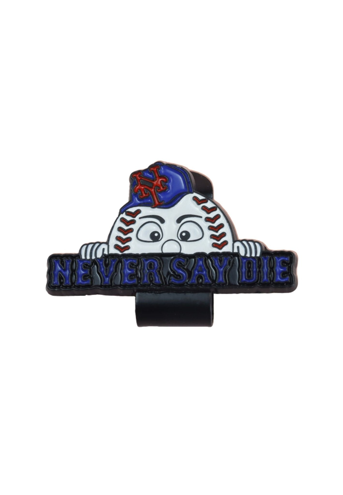 PIN CAP CLIP NEVER SAY DIE - AREA ZERO