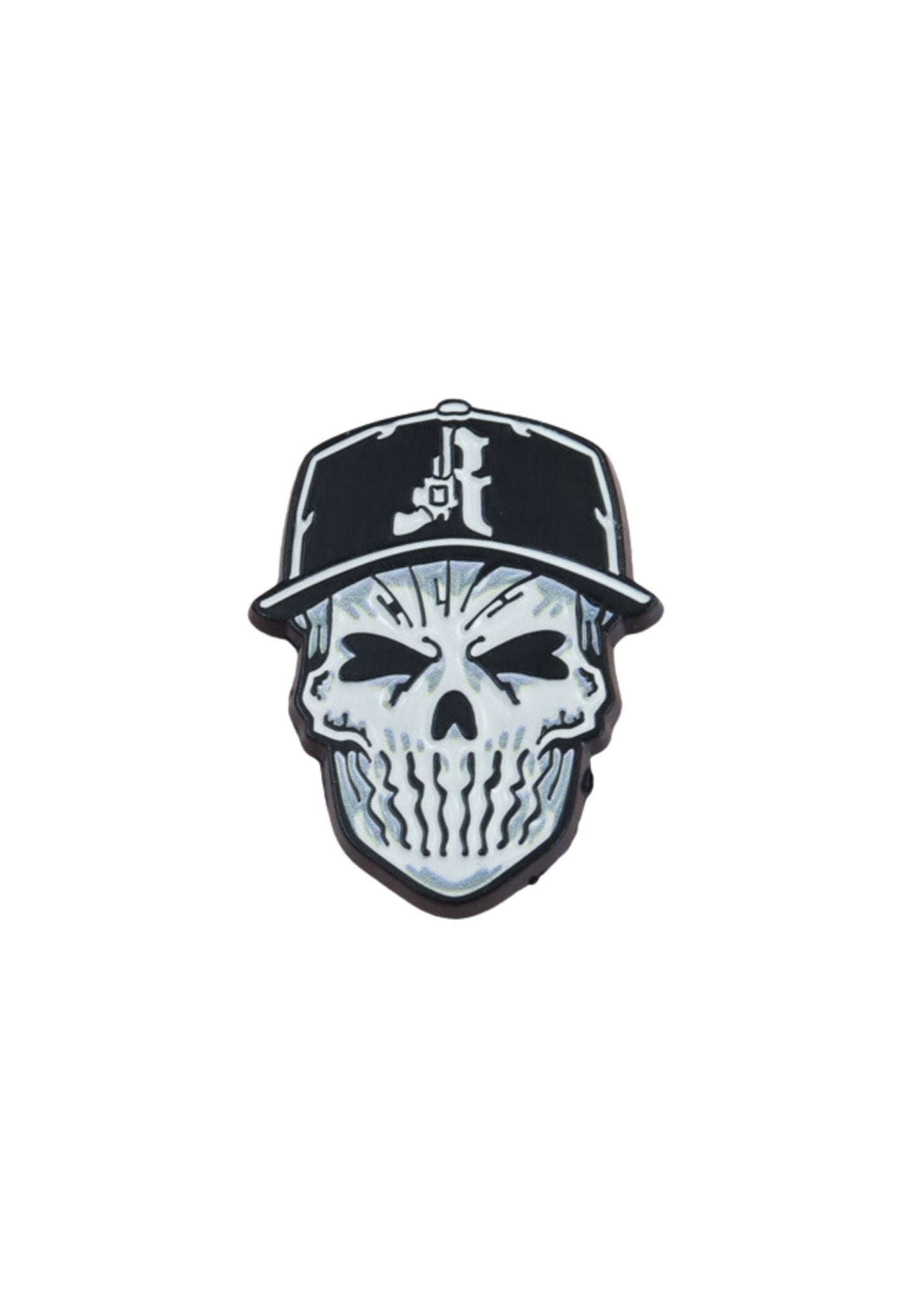 PIN CAP CLIP STREET SKULL - AREA ZERO