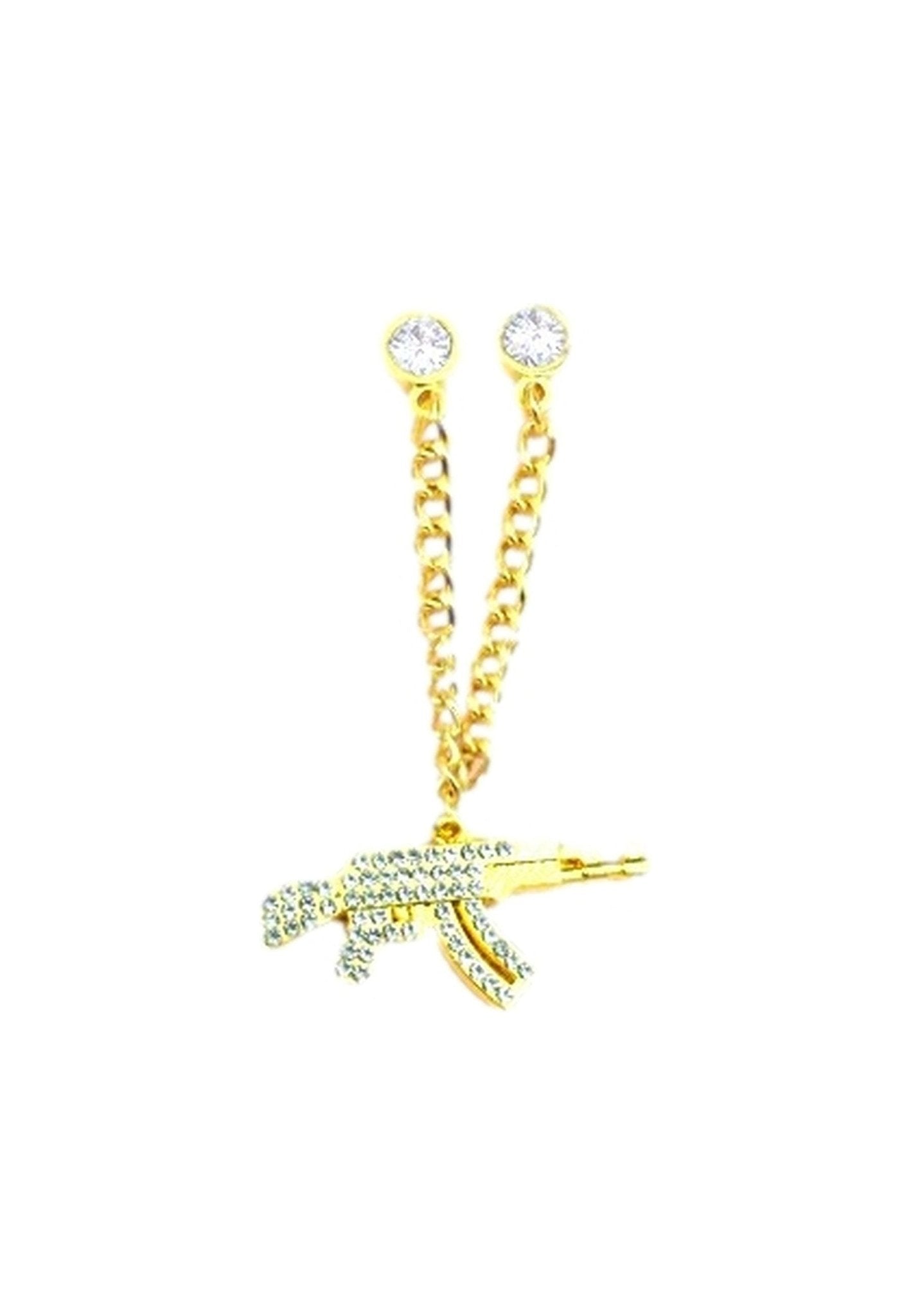 PIN DORADO MACHINE GUN CHAINS - AREA ZERO