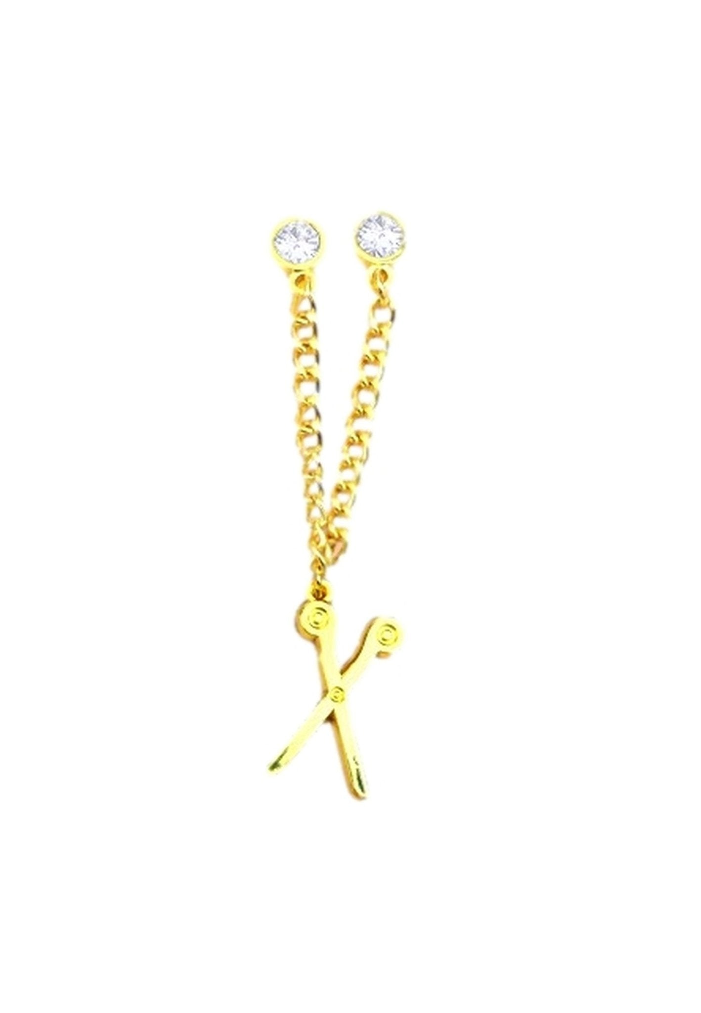 PIN DORADO SCISSORS CHAINS - AREA ZERO