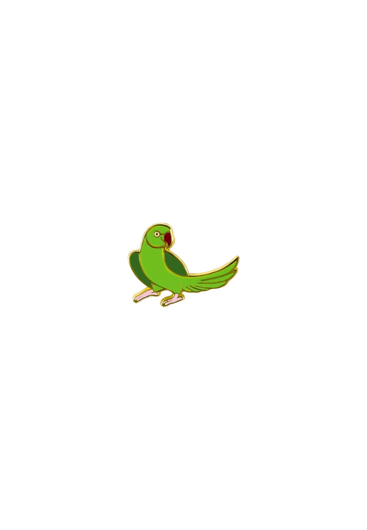 PIN GREEN PARROT