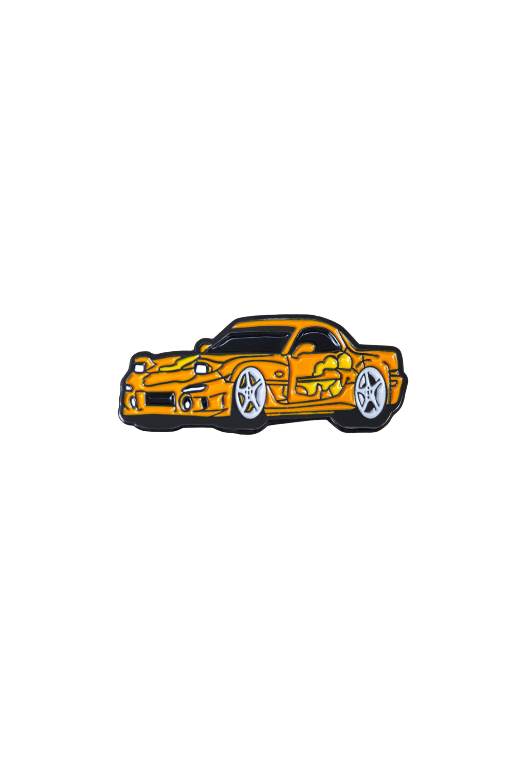 PIN ORANGE SPORT CAR