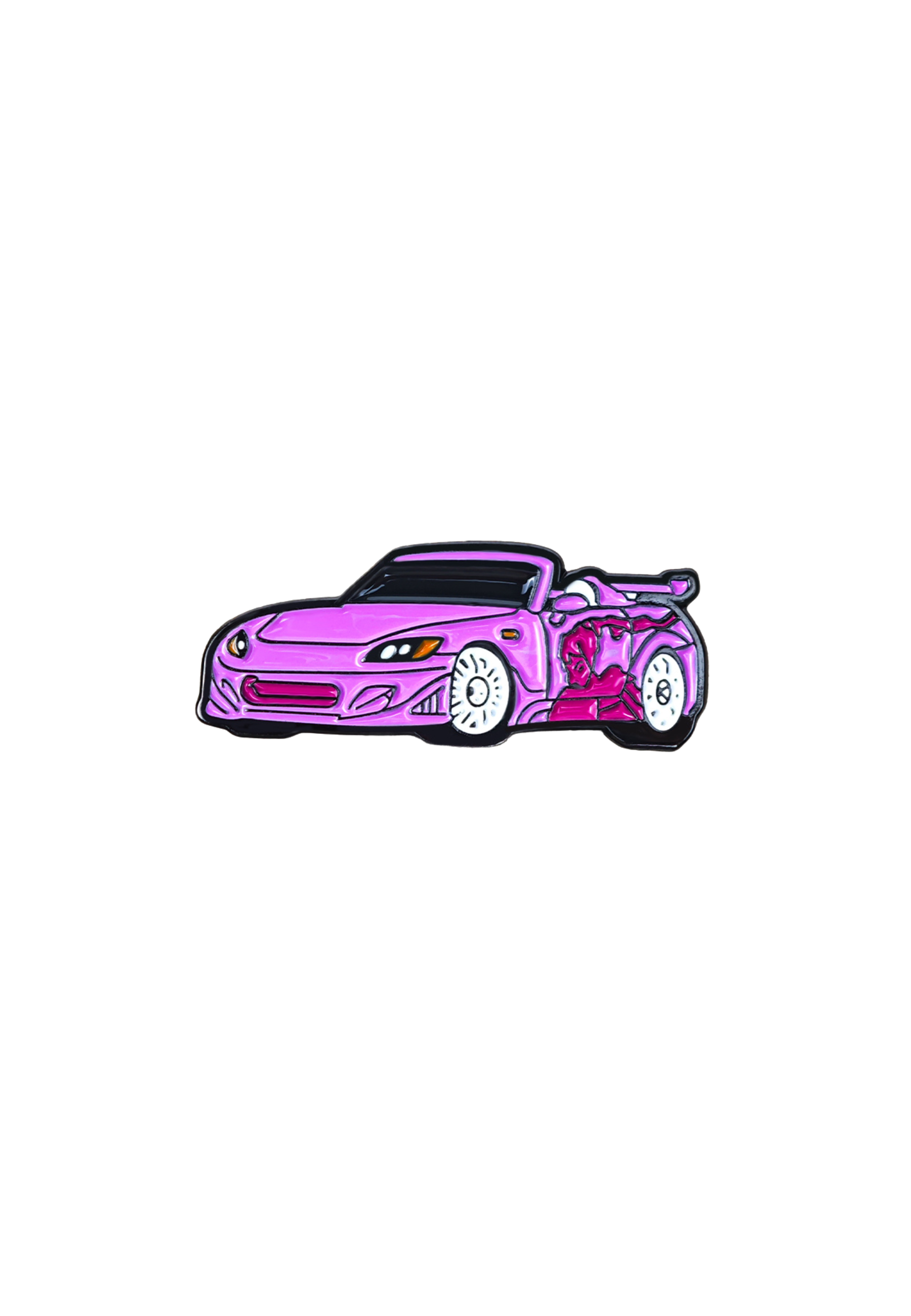 PIN PINK CONVERTIBLE CAR