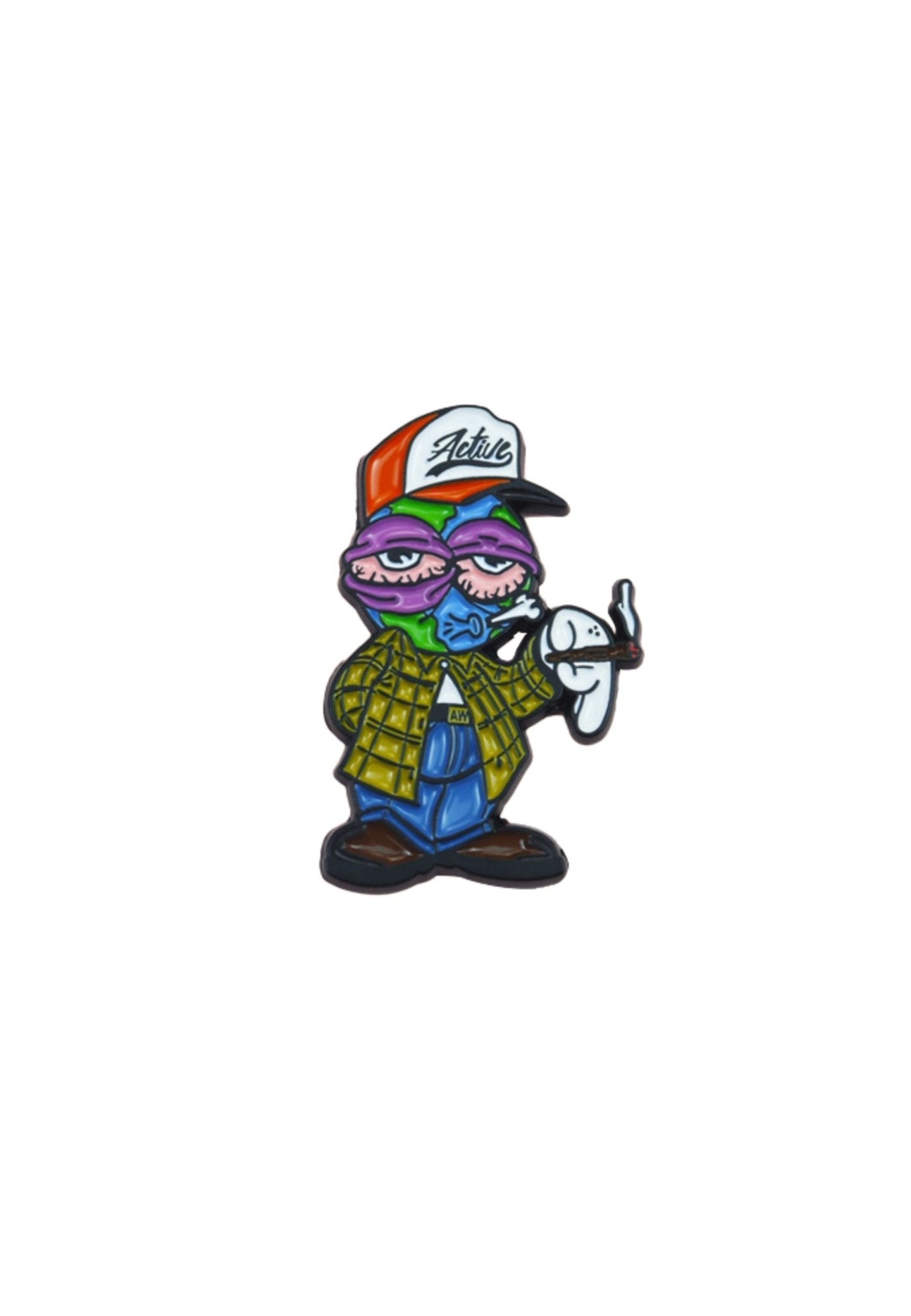 PIN SMOKING EARTH - AREA ZERO