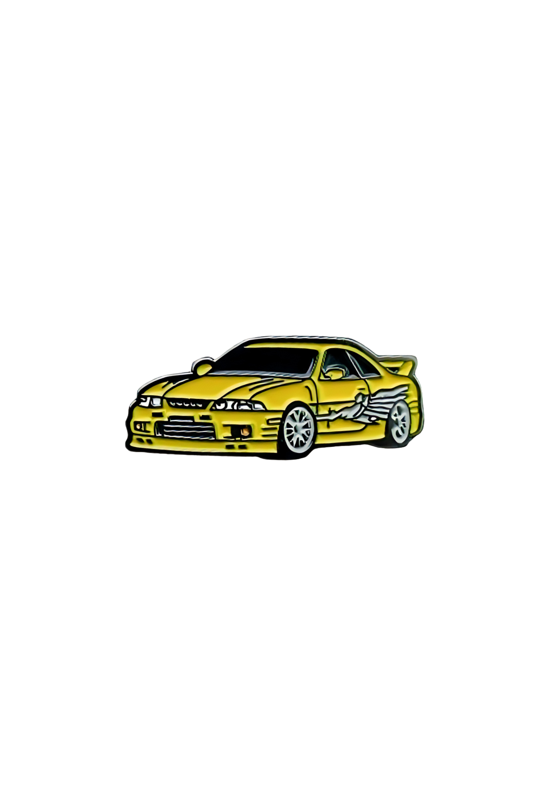 PIN YELLOW CAR