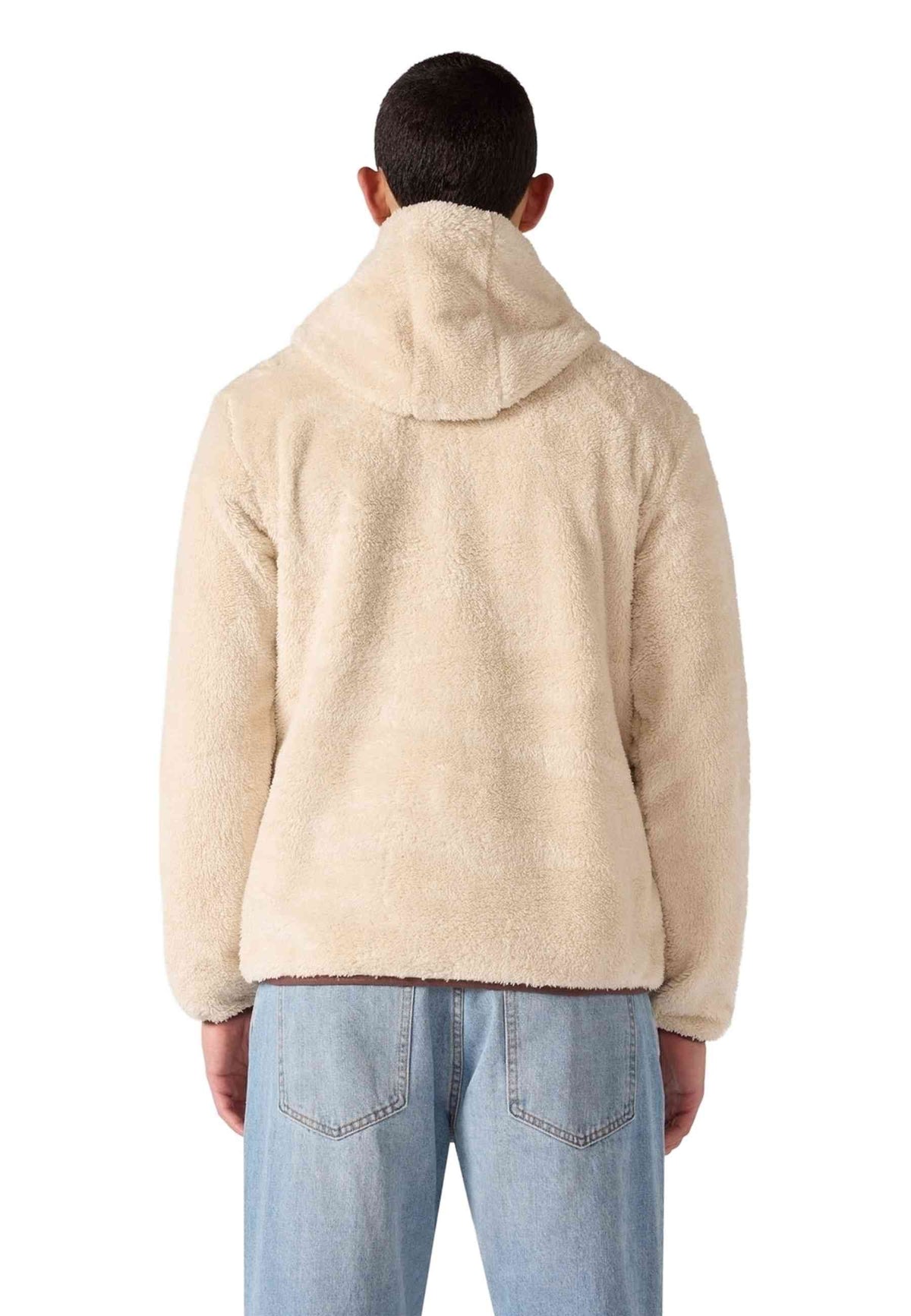 POLAR CHAMPION EMBROIDERED LOGO HOODED SHERPA